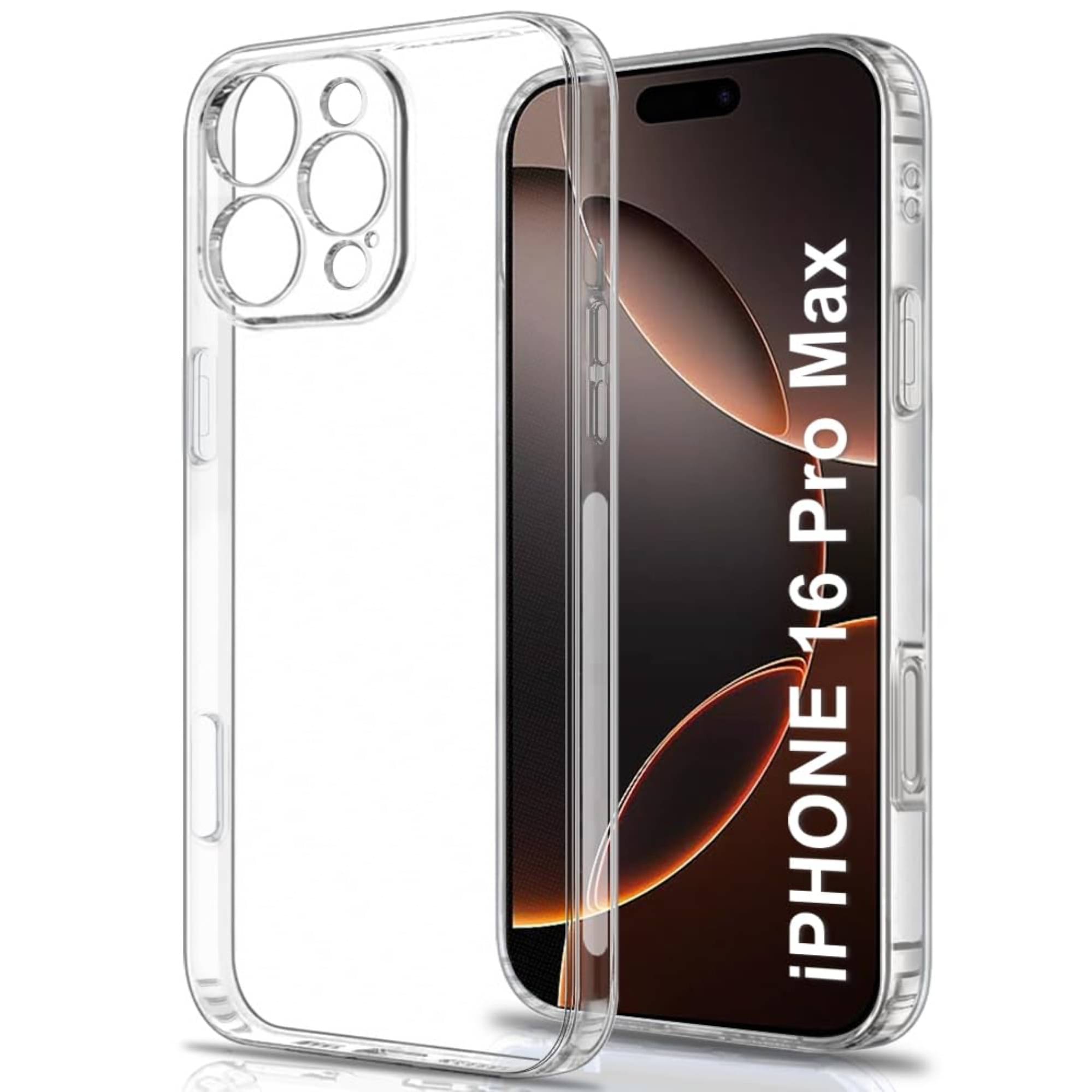    			Case Vault Covers Silicon Soft cases Compatible For Silicon Apple iPhone 16 pro max ( )