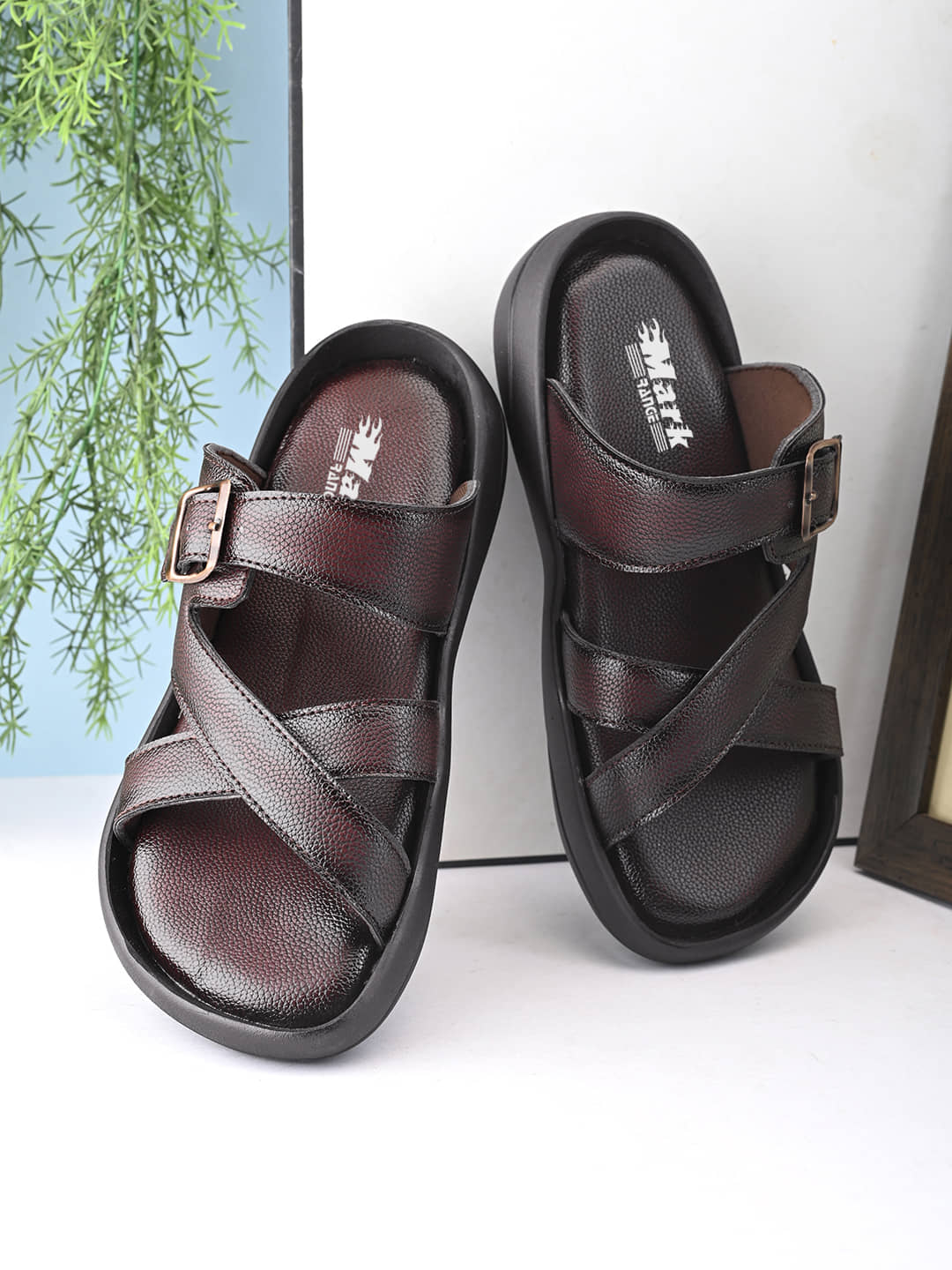 MARKRANGE - Brown Men's Sandals