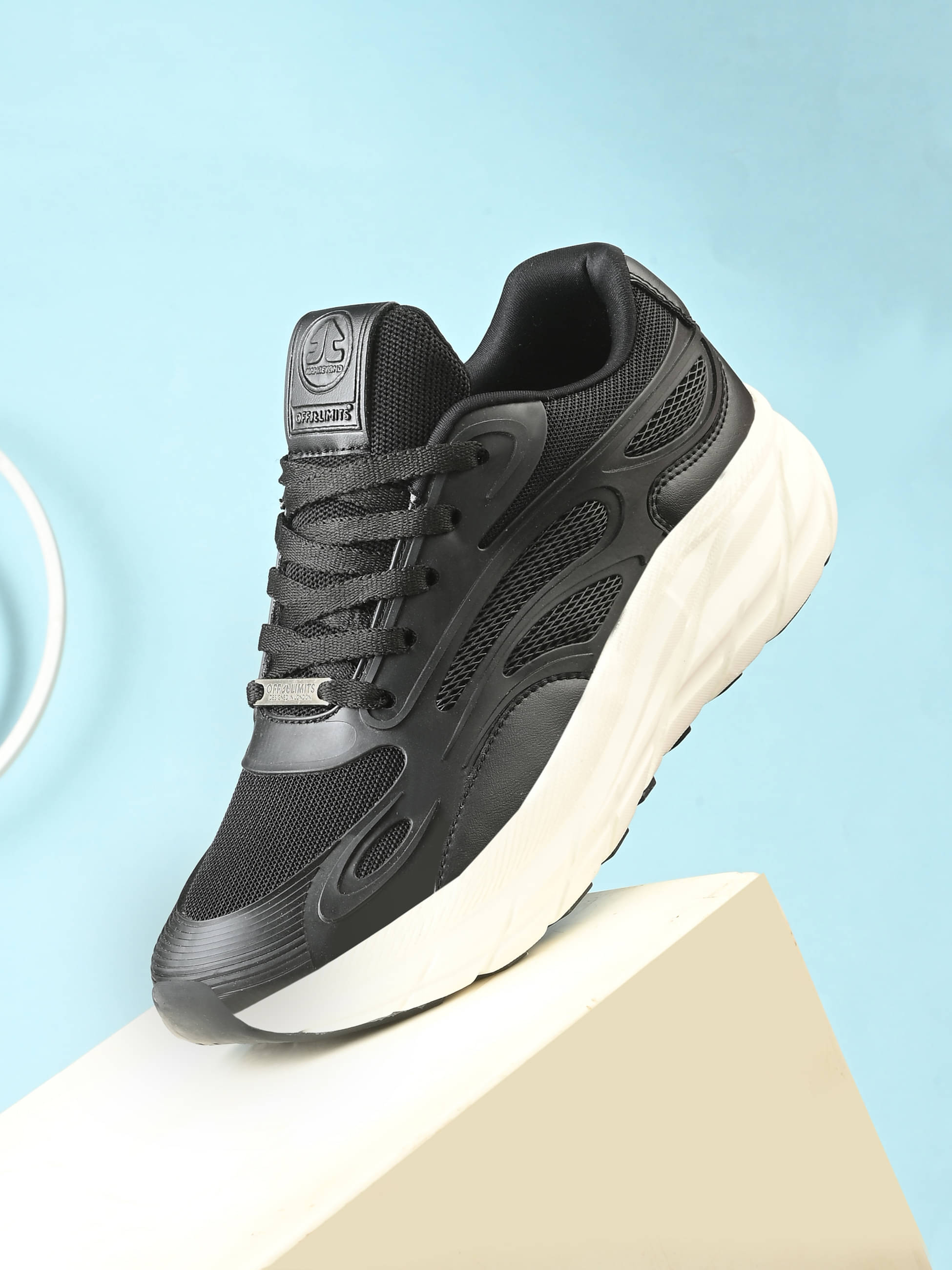     			OFF LIMITS - Black Women's Running Shoes