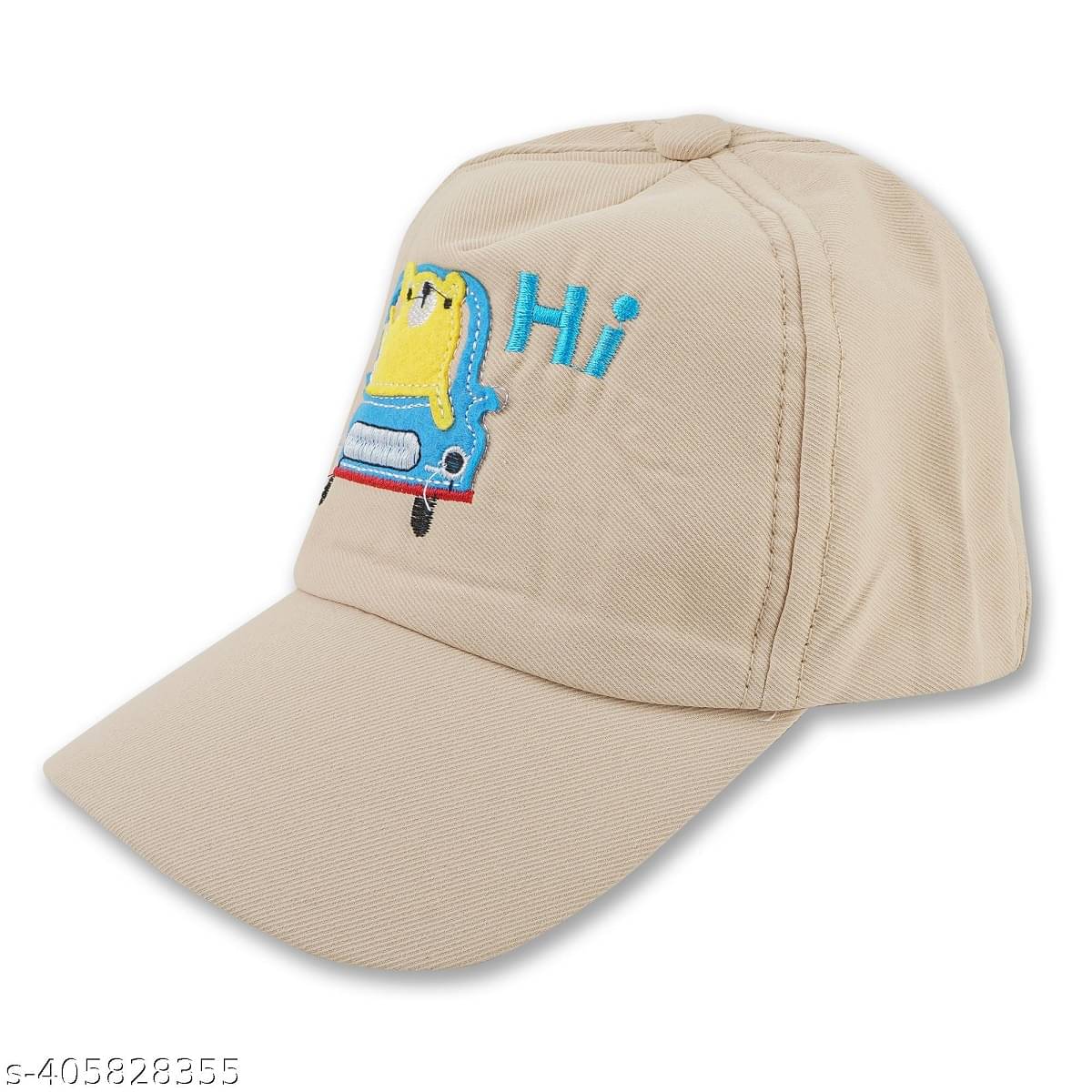    			PENYAN Pack of 1 Unisex for Baby Caps ( Beige )