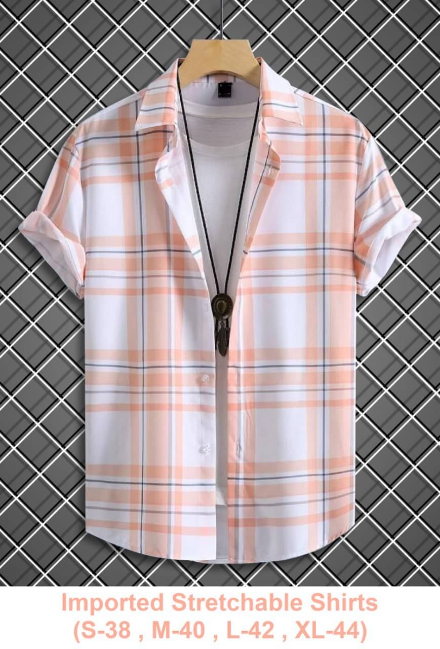     			REXZA Polyester Regular Fit Printed Half Sleeves Men's Casual Shirt - Pink ( Pack of 1 )