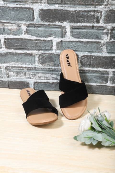     			SKOLL Black Women's Flats
