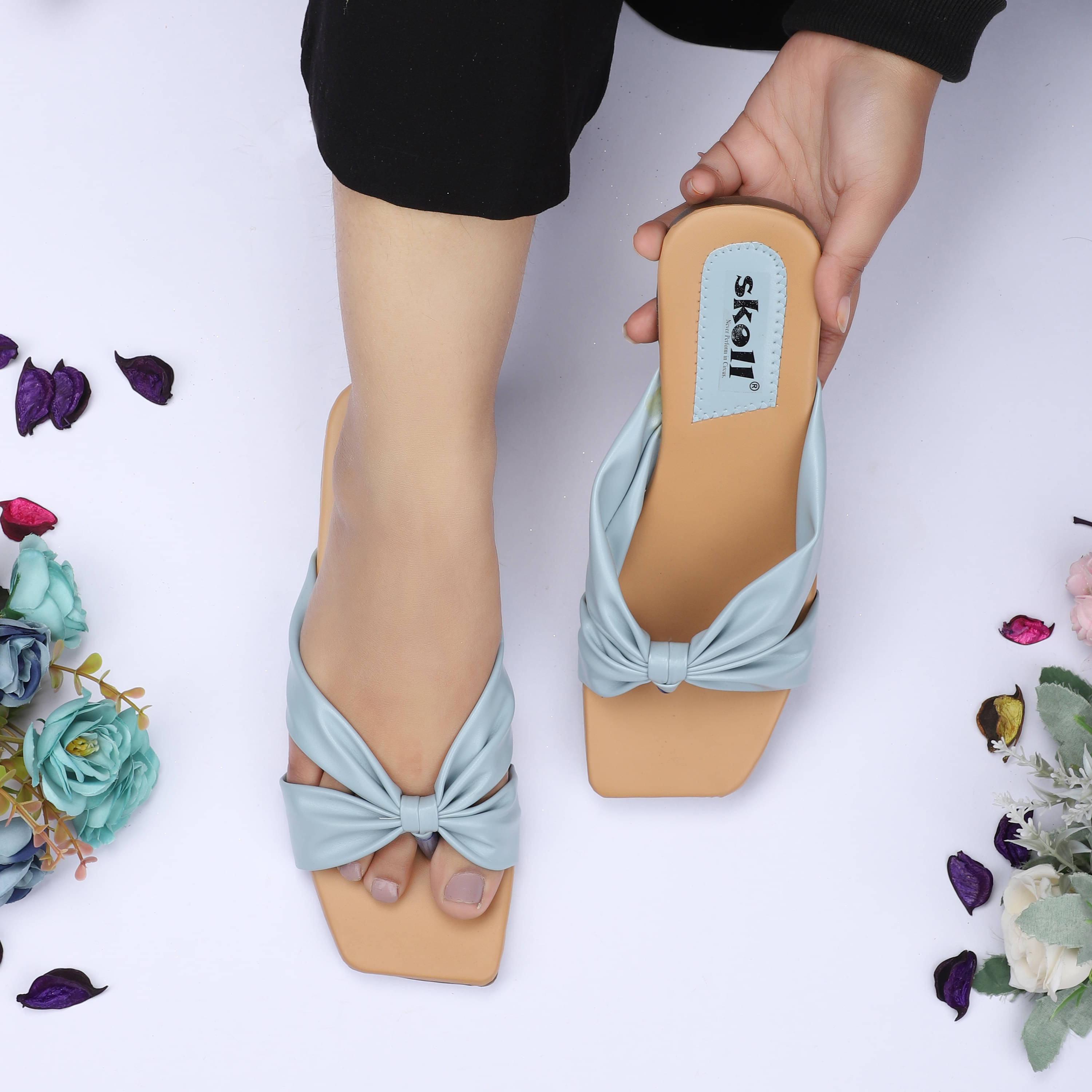     			SKOLL Blue Women's Flats