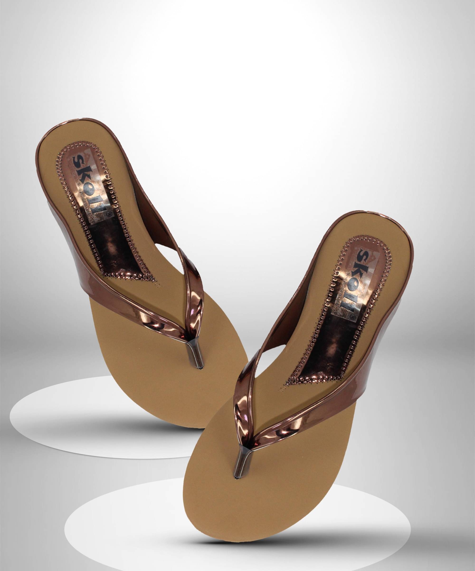     			SKOLL Brown Women's Flats