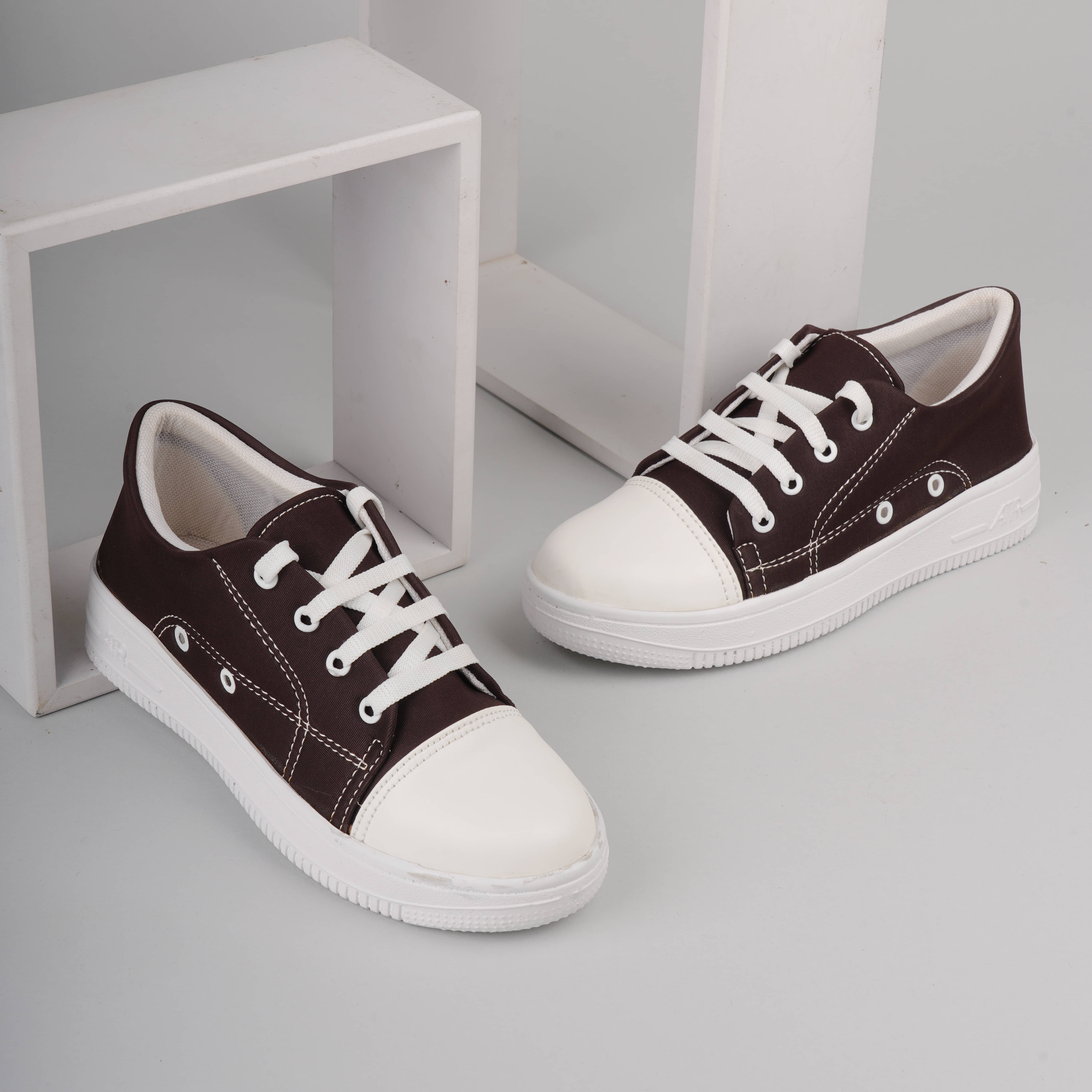     			SKOLL Brown Women's Sneakers