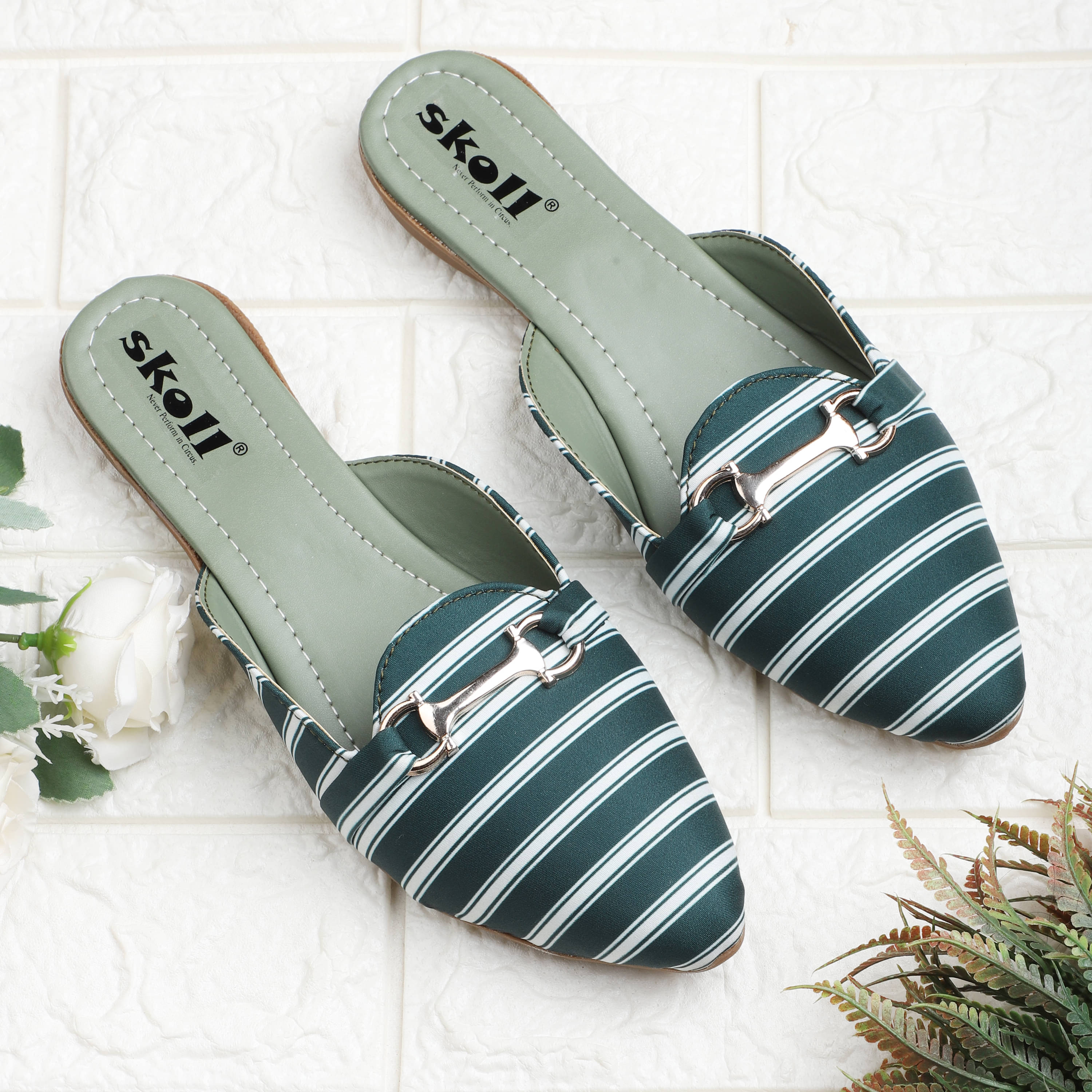 SKOLL Green Women's Flats     			SKOLL Green Women's Flats