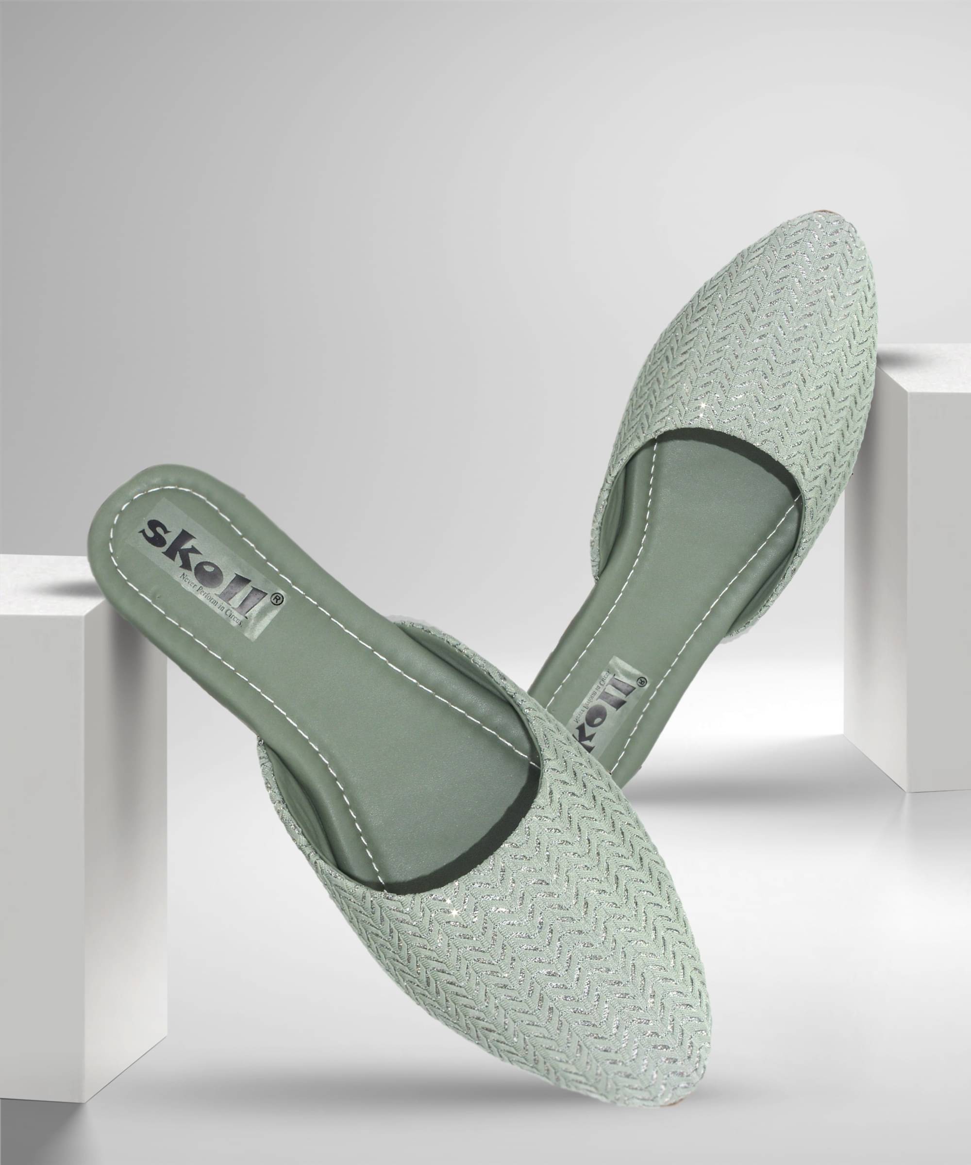 SKOLL Green Women's Flats SKOLL Green Women's Flats