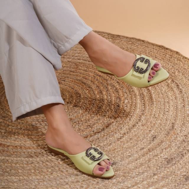 SKOLL Green Women's Flats     			SKOLL Green Women's Flats