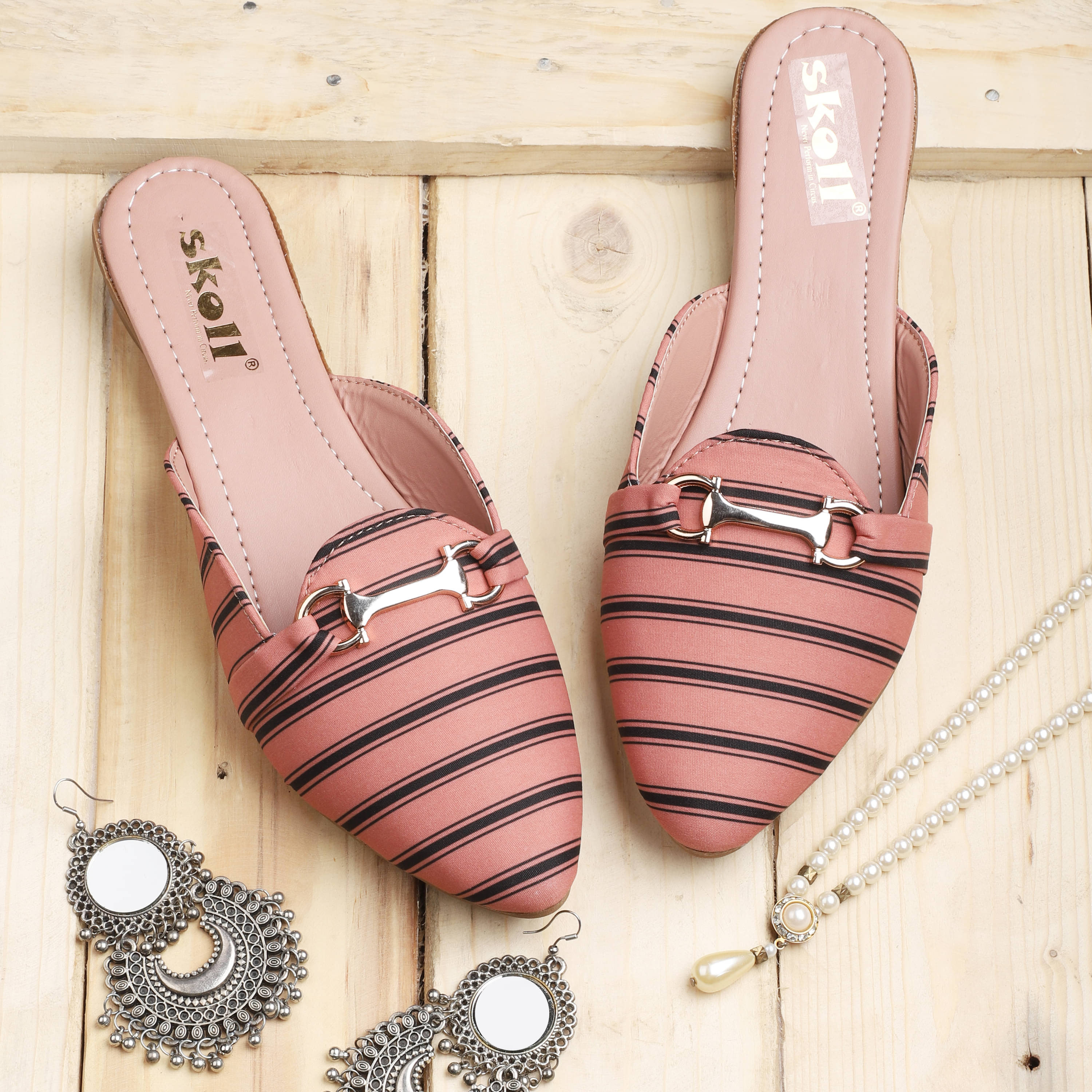 SKOLL Pink Women's Flats SKOLL Pink Women's Flats