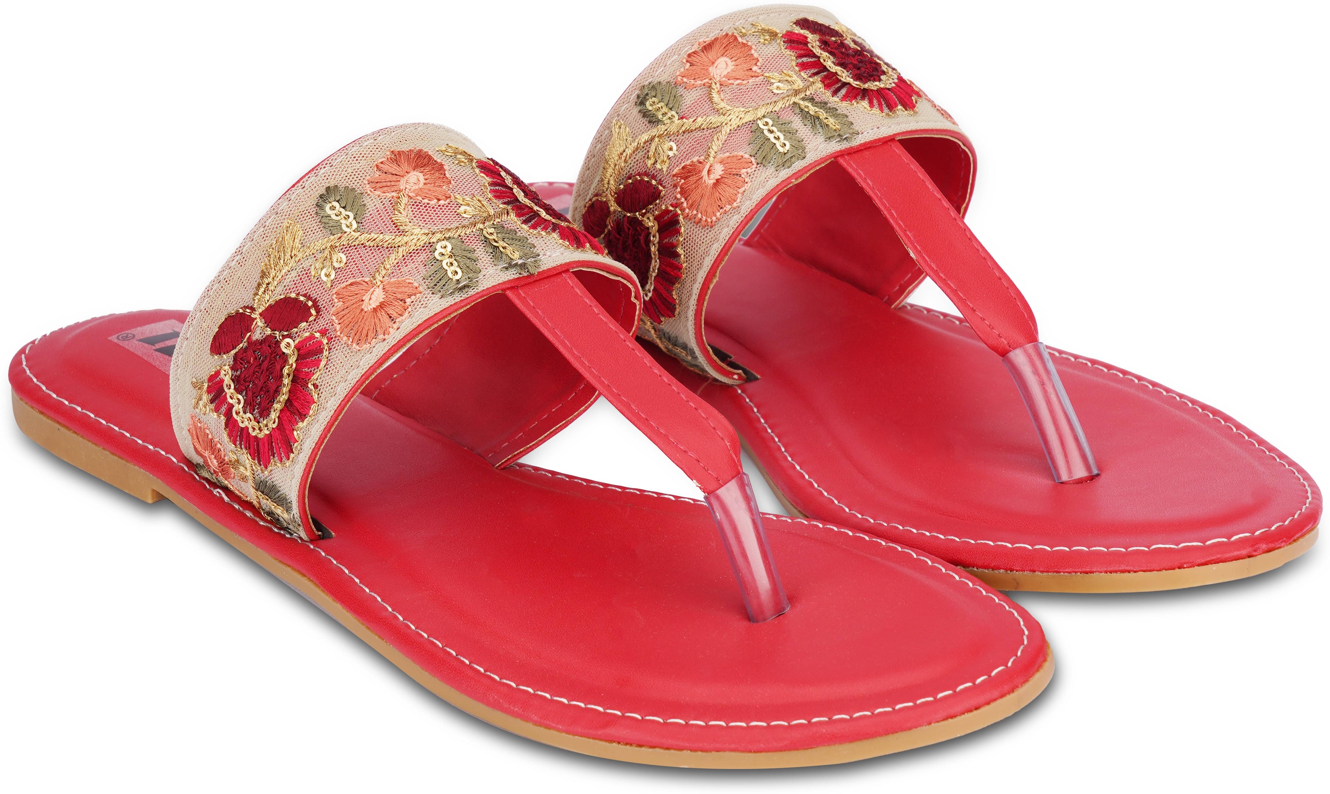     			SKOLL Red Women's Juttis