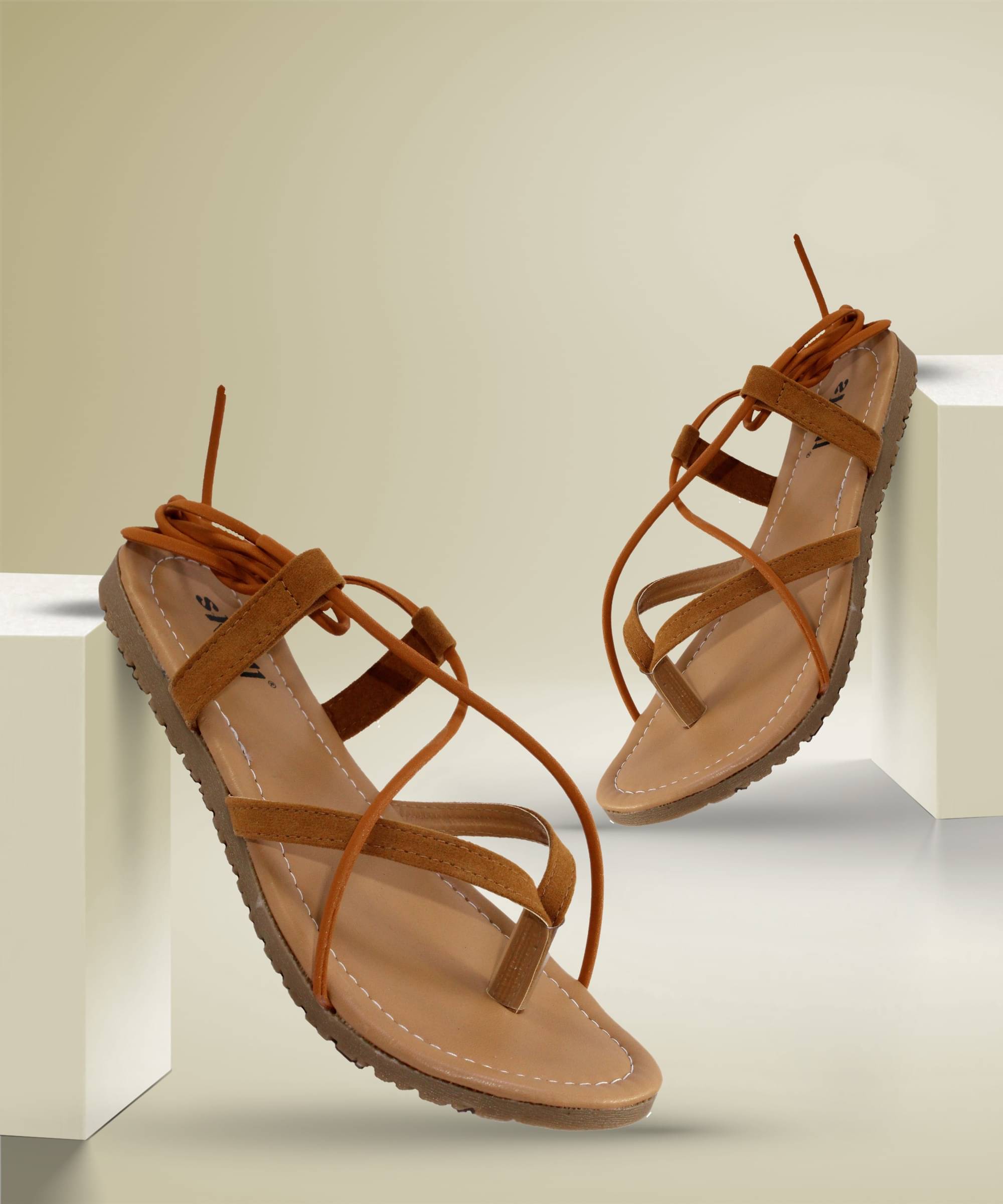     			SKOLL Tan Women's Flats