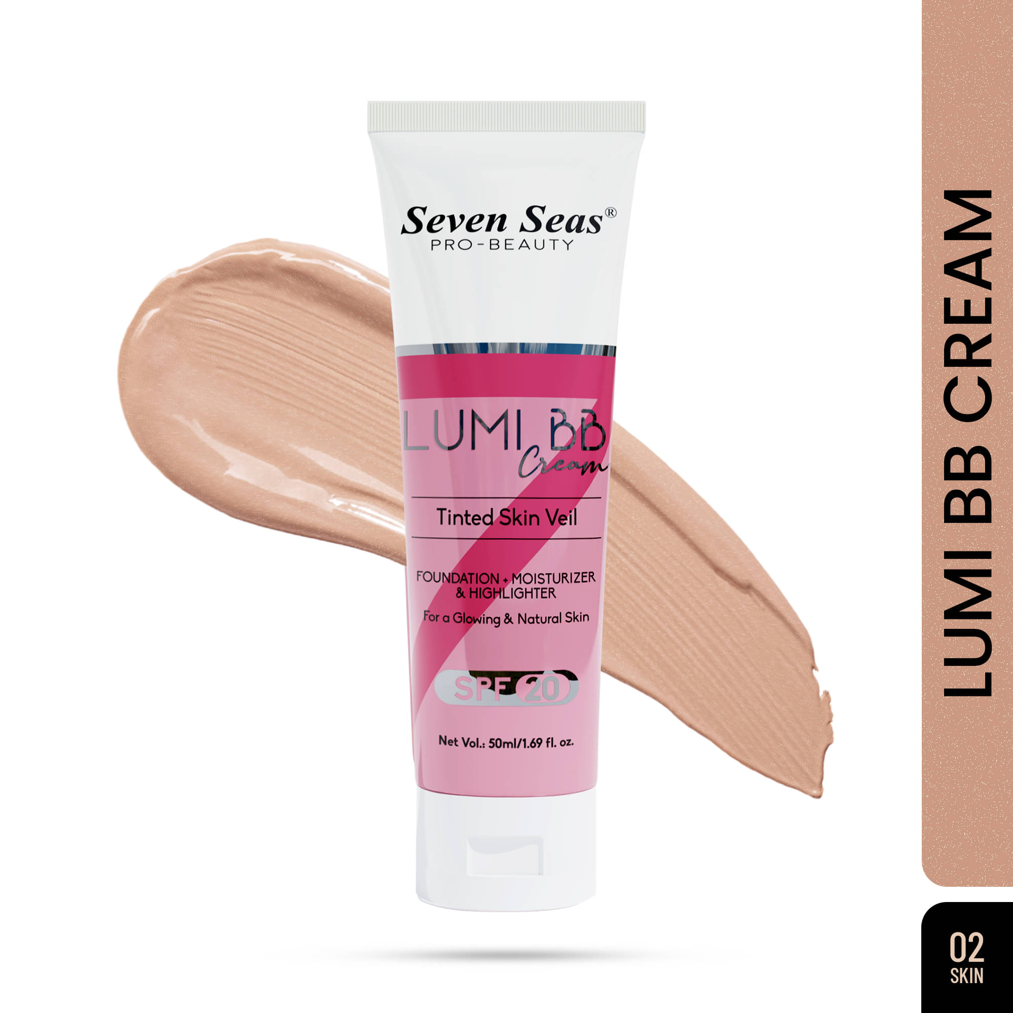     			Seven Seas Matte Liquid For All Skin Types Skin Light Foundation Pack of 1