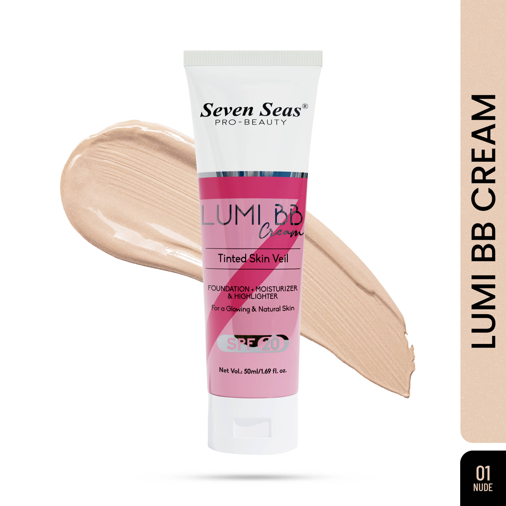 Seven Seas Matte Liquid For All Skin Types Skin Nude Foundation Pack of 1