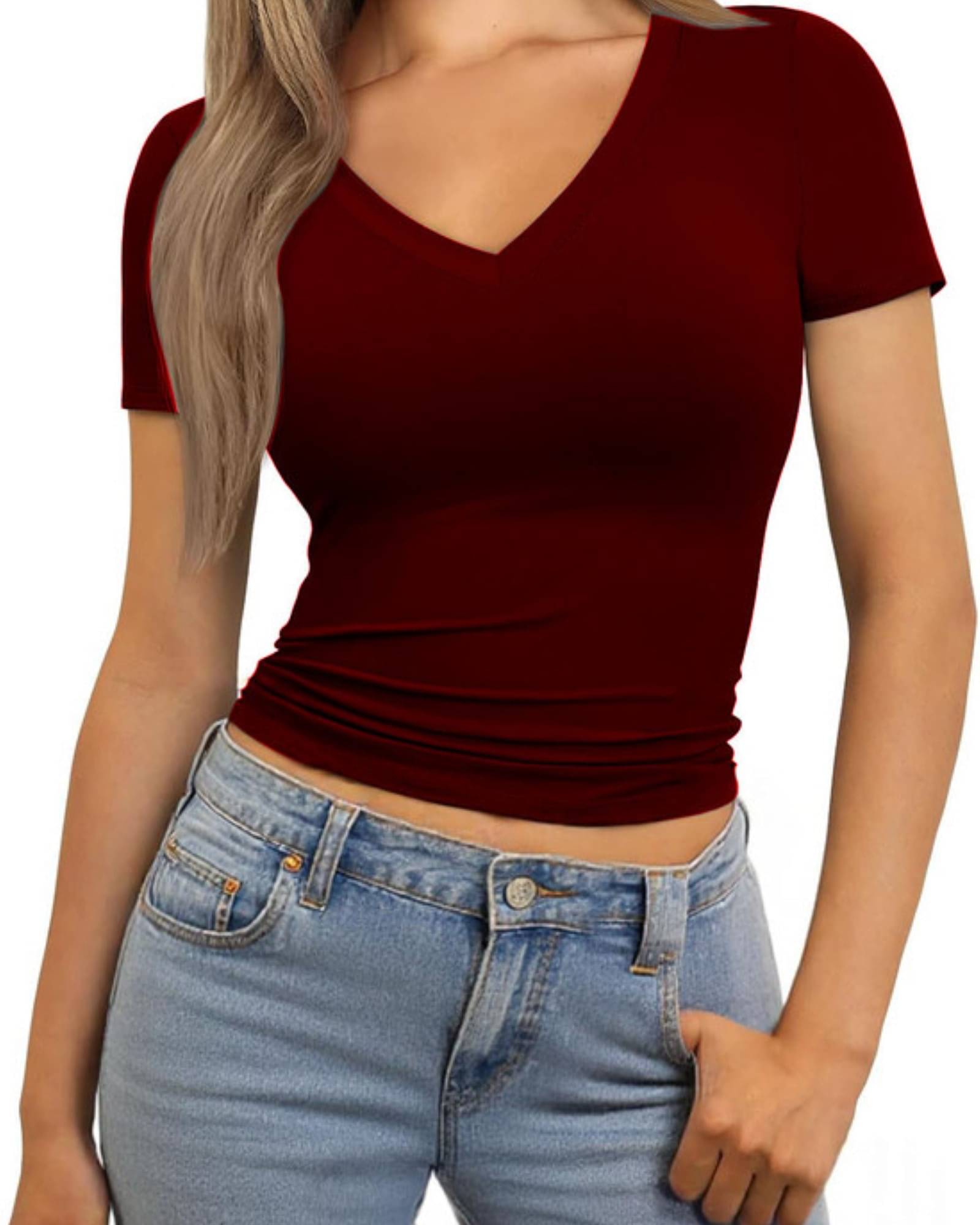 THE BLAZZE Women's Cotton Crop Top ( Brown )     			THE BLAZZE Women's Cotton Crop Top ( Brown )