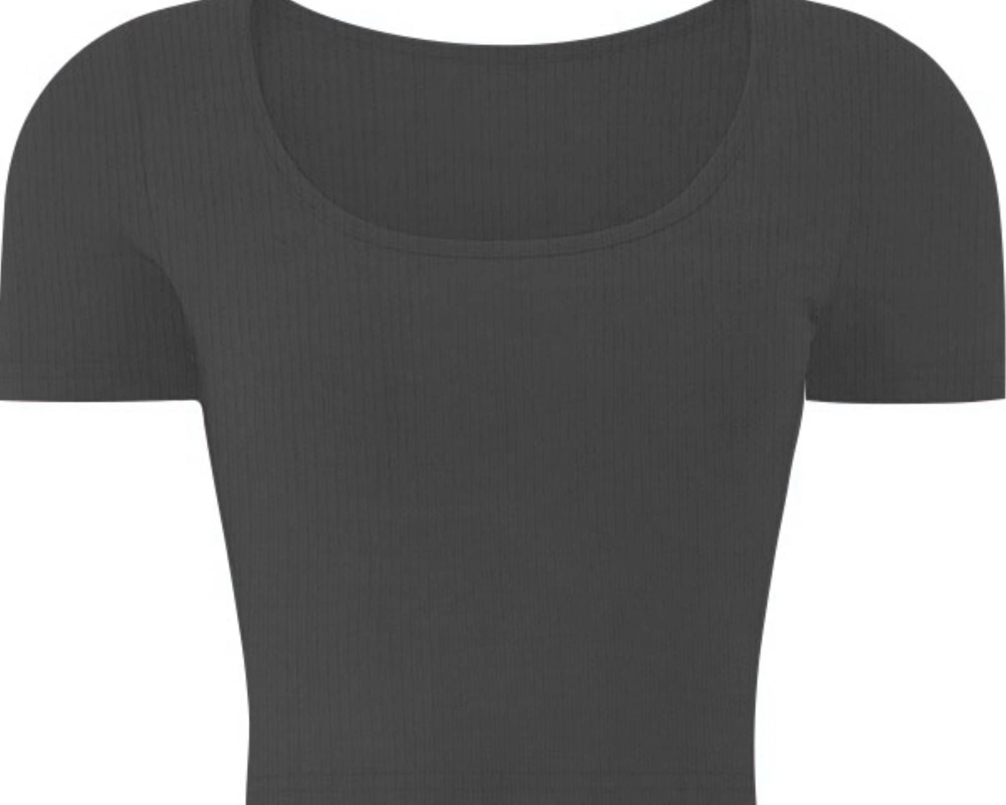 THE BLAZZE Women's Cotton Crop Top ( Grey ) THE BLAZZE Women's Cotton Crop Top ( Grey )