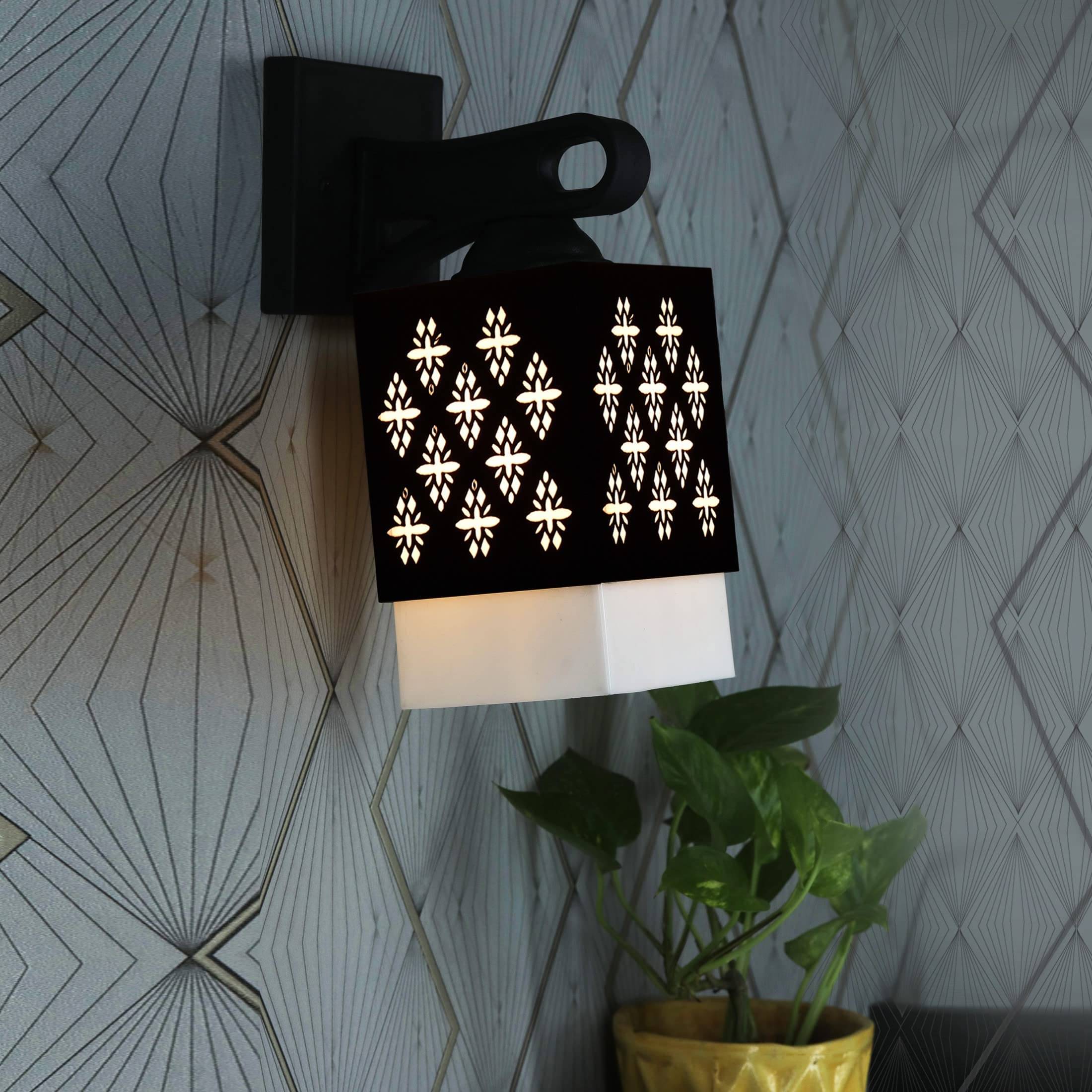     			1st Time Black Swing Arm Wall Light ( Pack of 1 )