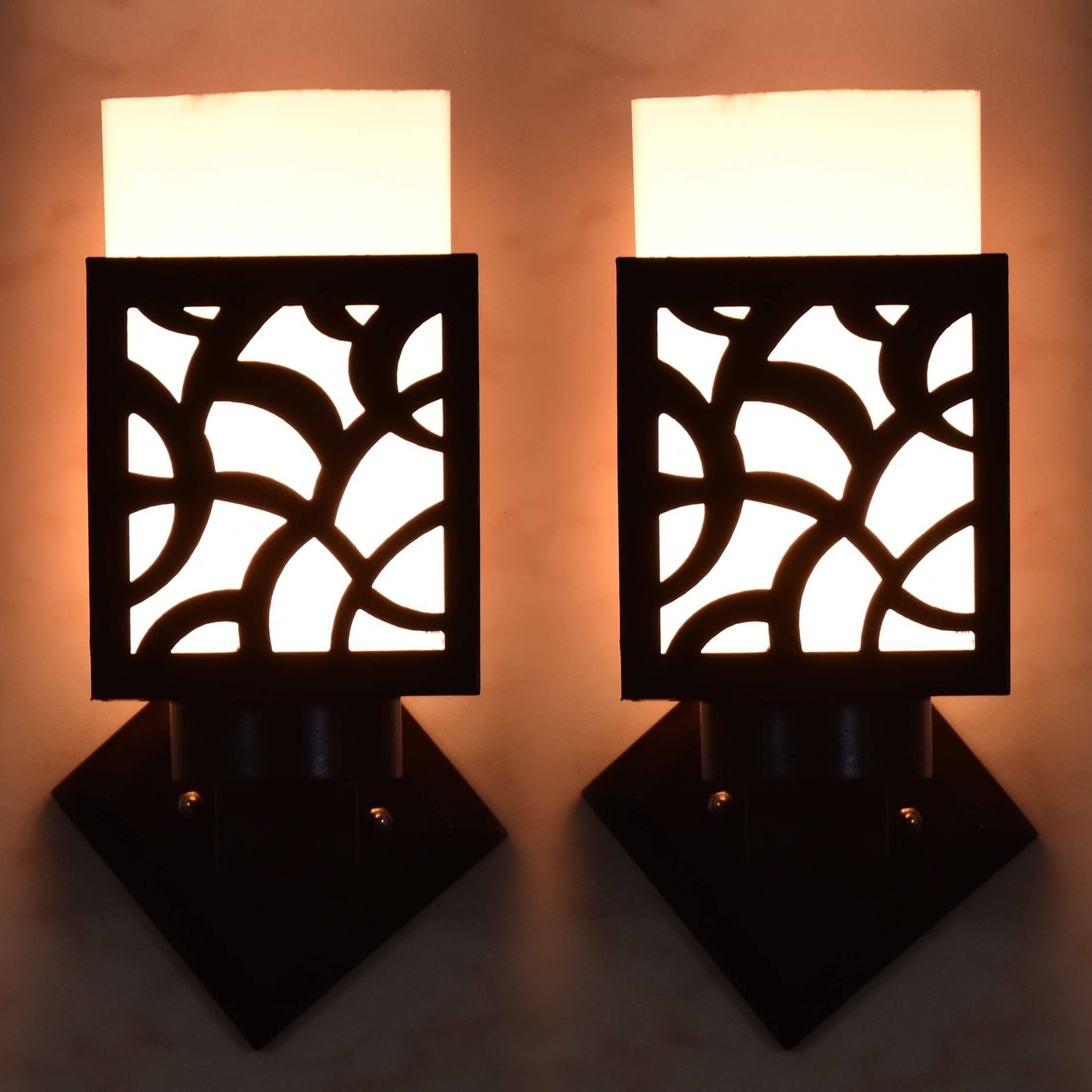 1st Time Multicolor Up Light Wall Lamp ( Pack of 2 ) 1st Time Multicolor Up Light Wall Lamp ( Pack of 2 )