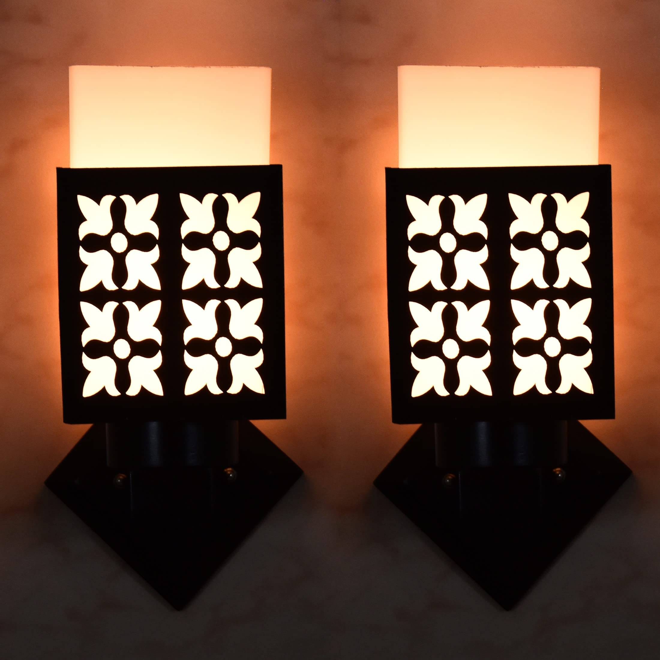 1st Time Multicolor Up Light Wall Lamp ( Pack of 2 ) 1st Time Multicolor Up Light Wall Lamp ( Pack of 2 )
