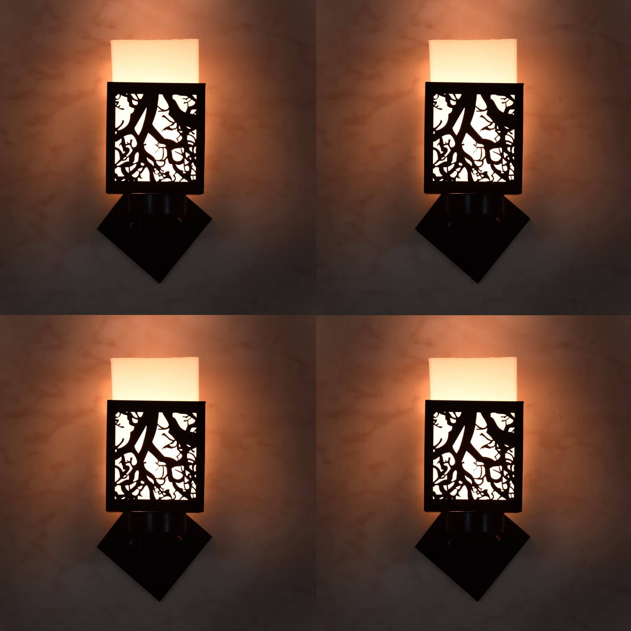1st Time Multicolor Up Light Wall Lamp ( Pack of 4 ) 1st Time Multicolor Up Light Wall Lamp ( Pack of 4 )