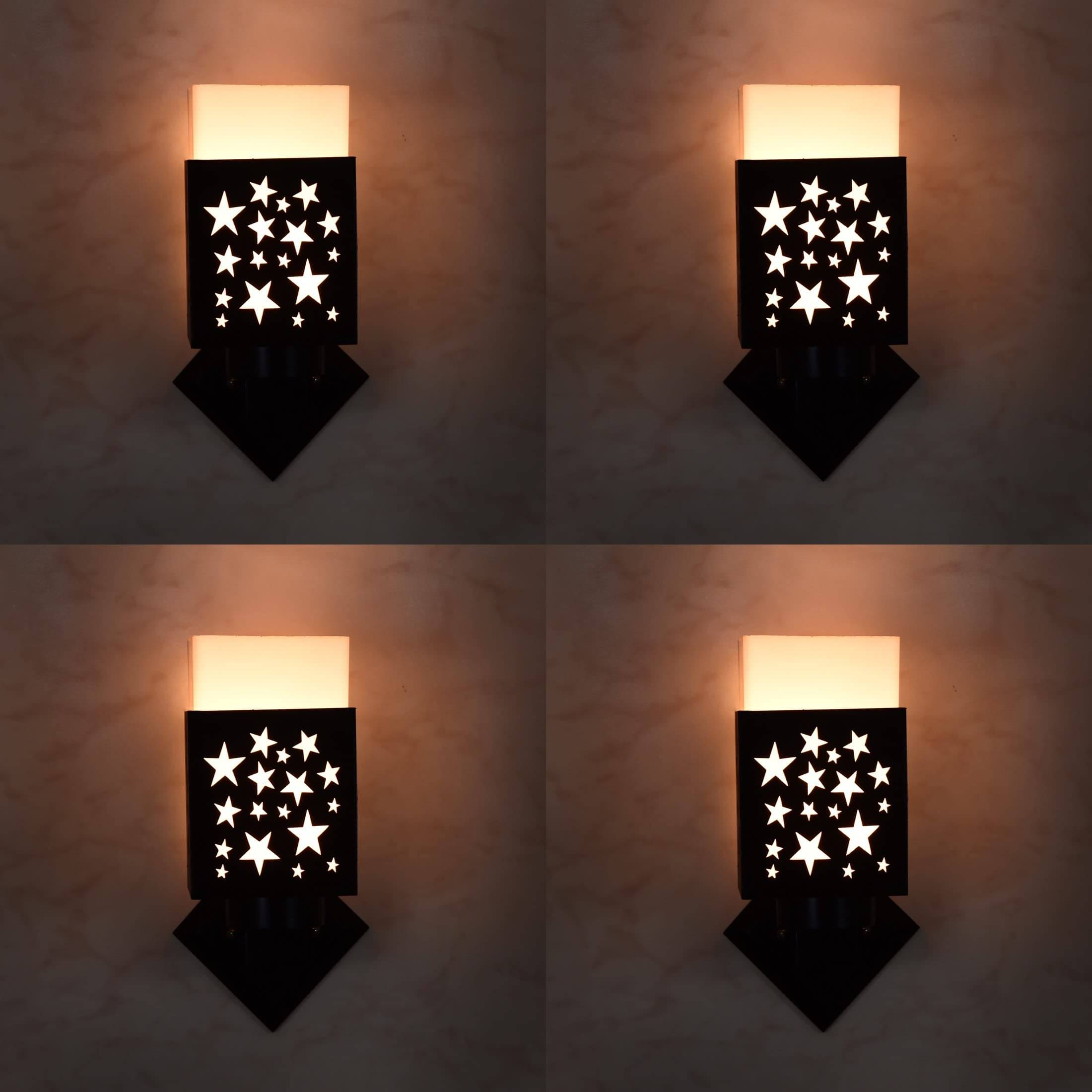 1st Time Multicolor Up Light Wall Lamp ( Pack of 4 ) 1st Time Multicolor Up Light Wall Lamp ( Pack of 4 )
