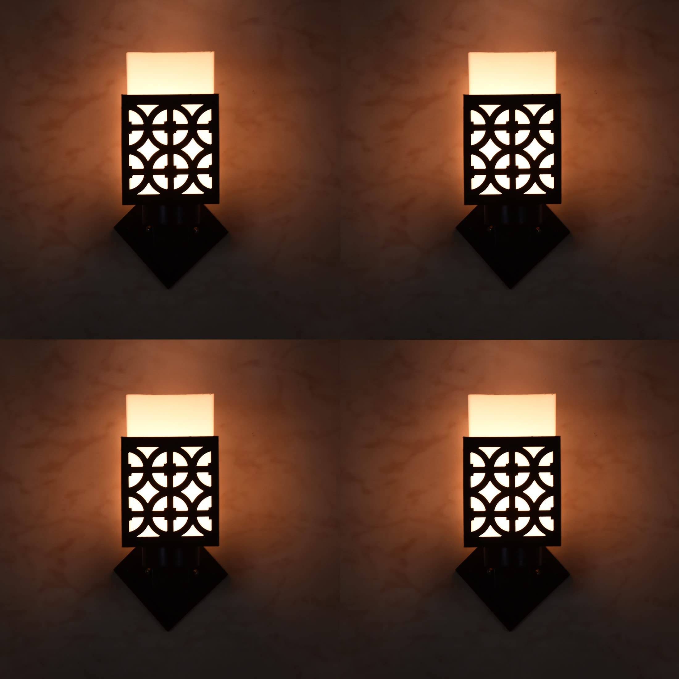 1st Time Multicolor Up Light Wall Lamp ( Pack of 4 ) 1st Time Multicolor Up Light Wall Lamp ( Pack of 4 )