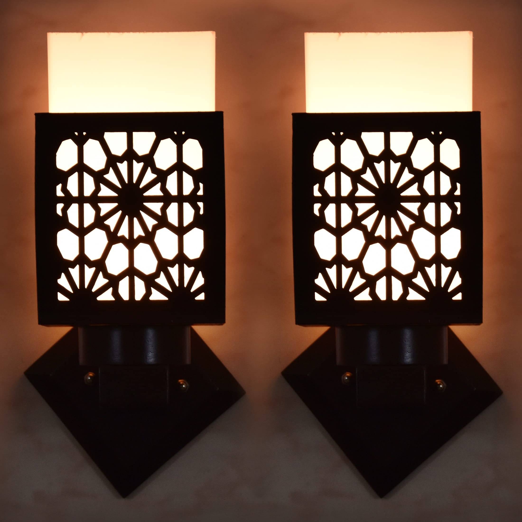 1st Time Multicolor Up Light Wall Lamp ( Pack of 2 ) 1st Time Multicolor Up Light Wall Lamp ( Pack of 2 )