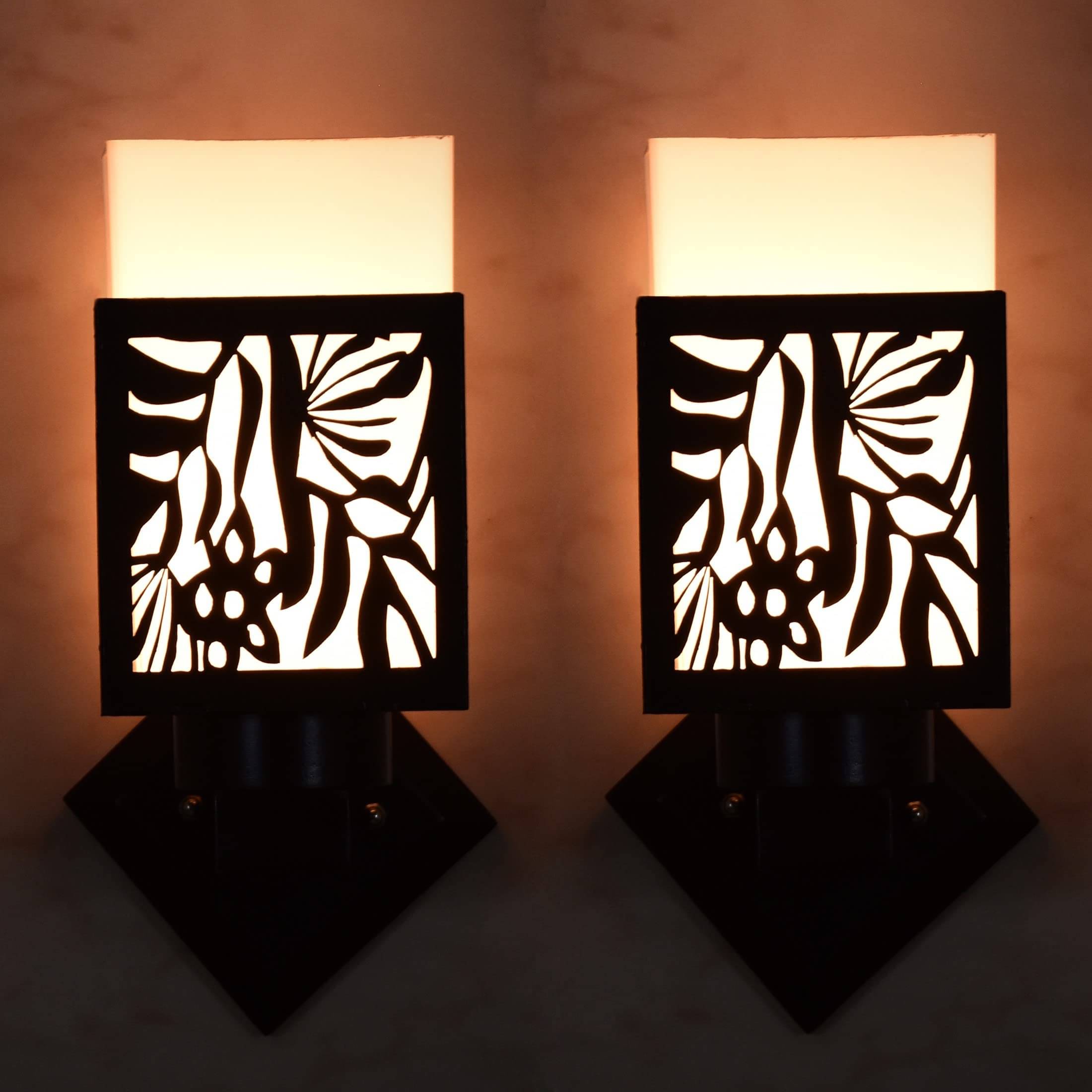 1st Time Multicolor Up Light Wall Lamp ( Pack of 2 ) 1st Time Multicolor Up Light Wall Lamp ( Pack of 2 )