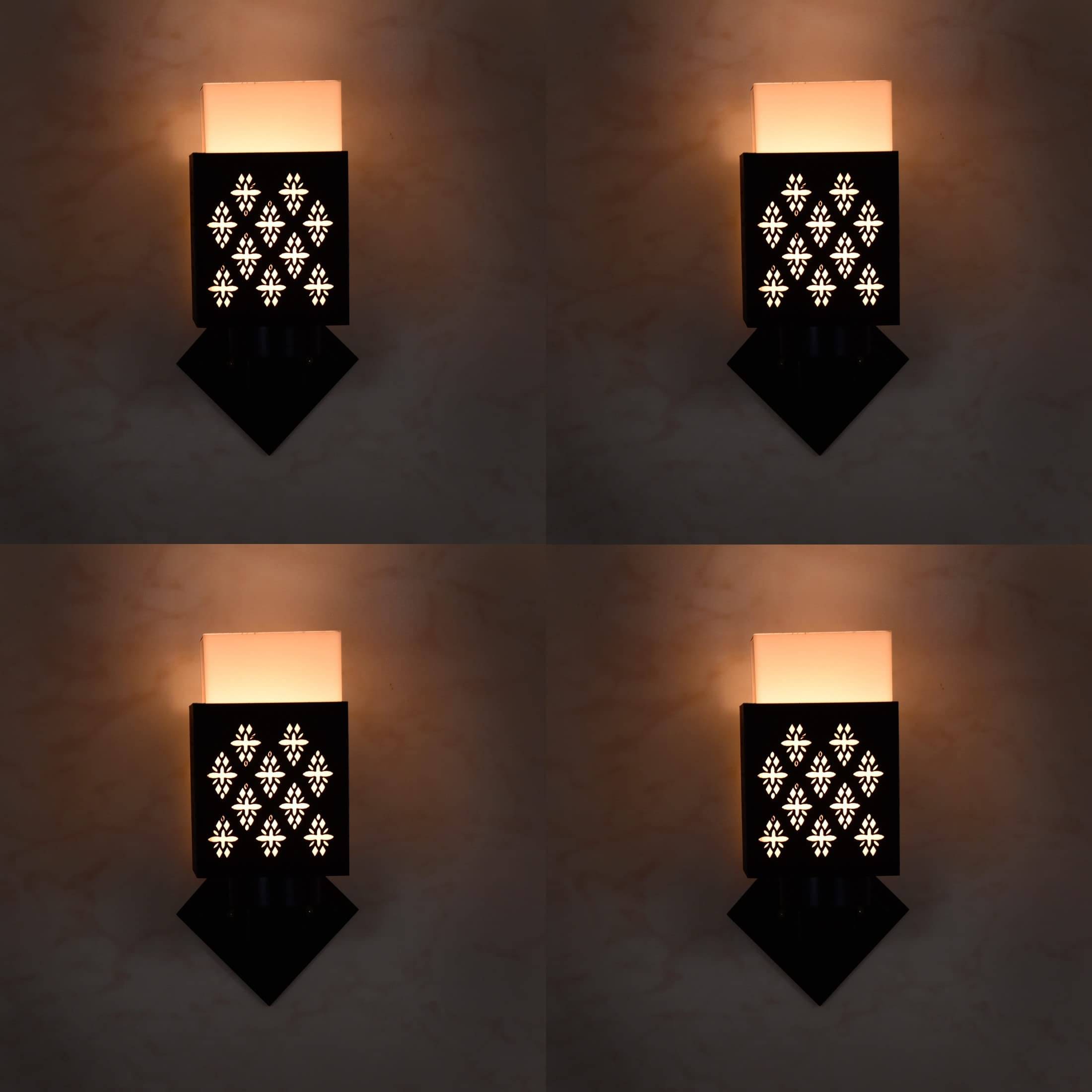 1st Time Multicolor Up Light Wall Lamp ( Pack of 4 ) 1st Time Multicolor Up Light Wall Lamp ( Pack of 4 )