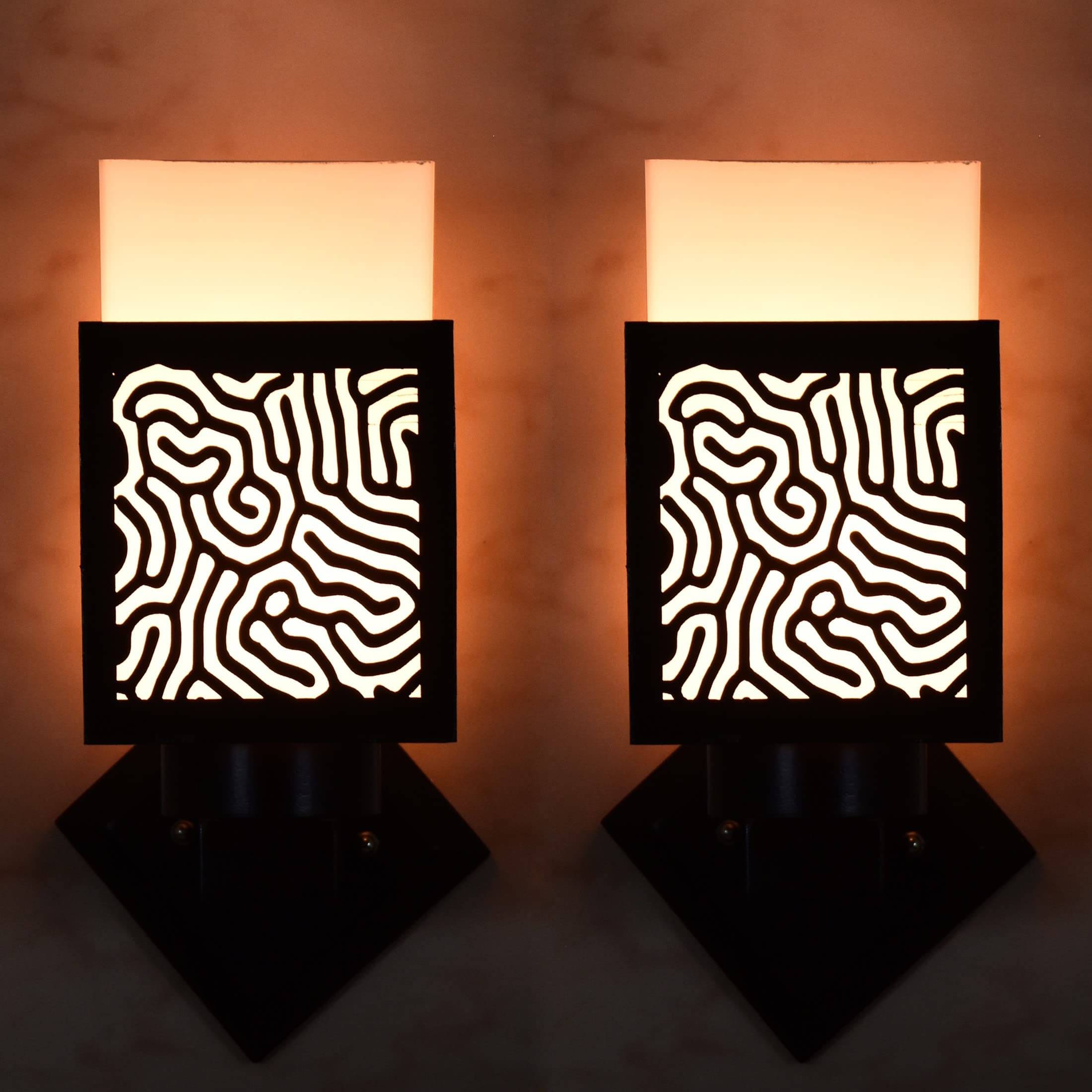 1st Time Multicolor Up Light Wall Lamp ( Pack of 2 ) 1st Time Multicolor Up Light Wall Lamp ( Pack of 2 )