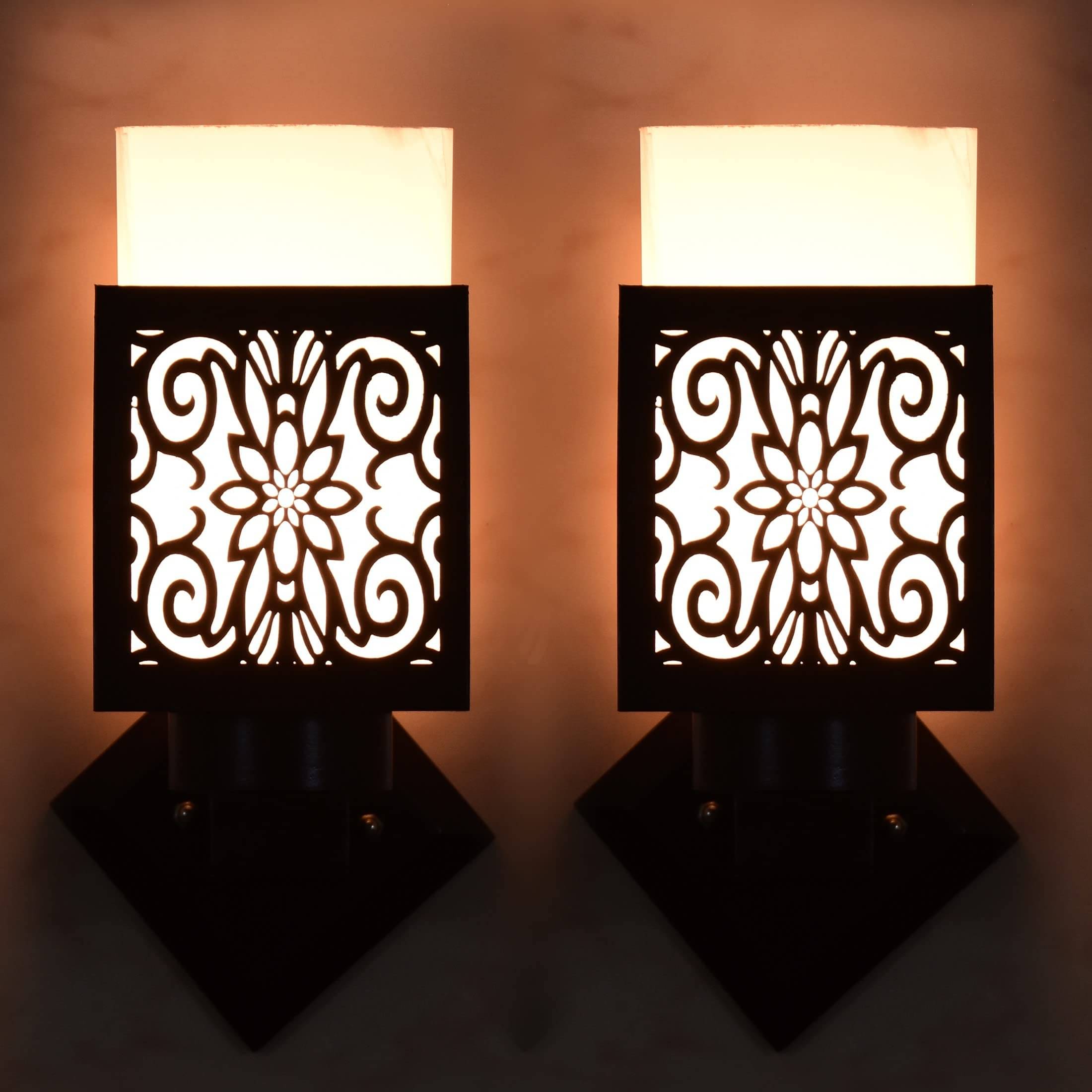 1st Time Multicolor Up Light Wall Lamp ( Pack of 2 ) 1st Time Multicolor Up Light Wall Lamp ( Pack of 2 )