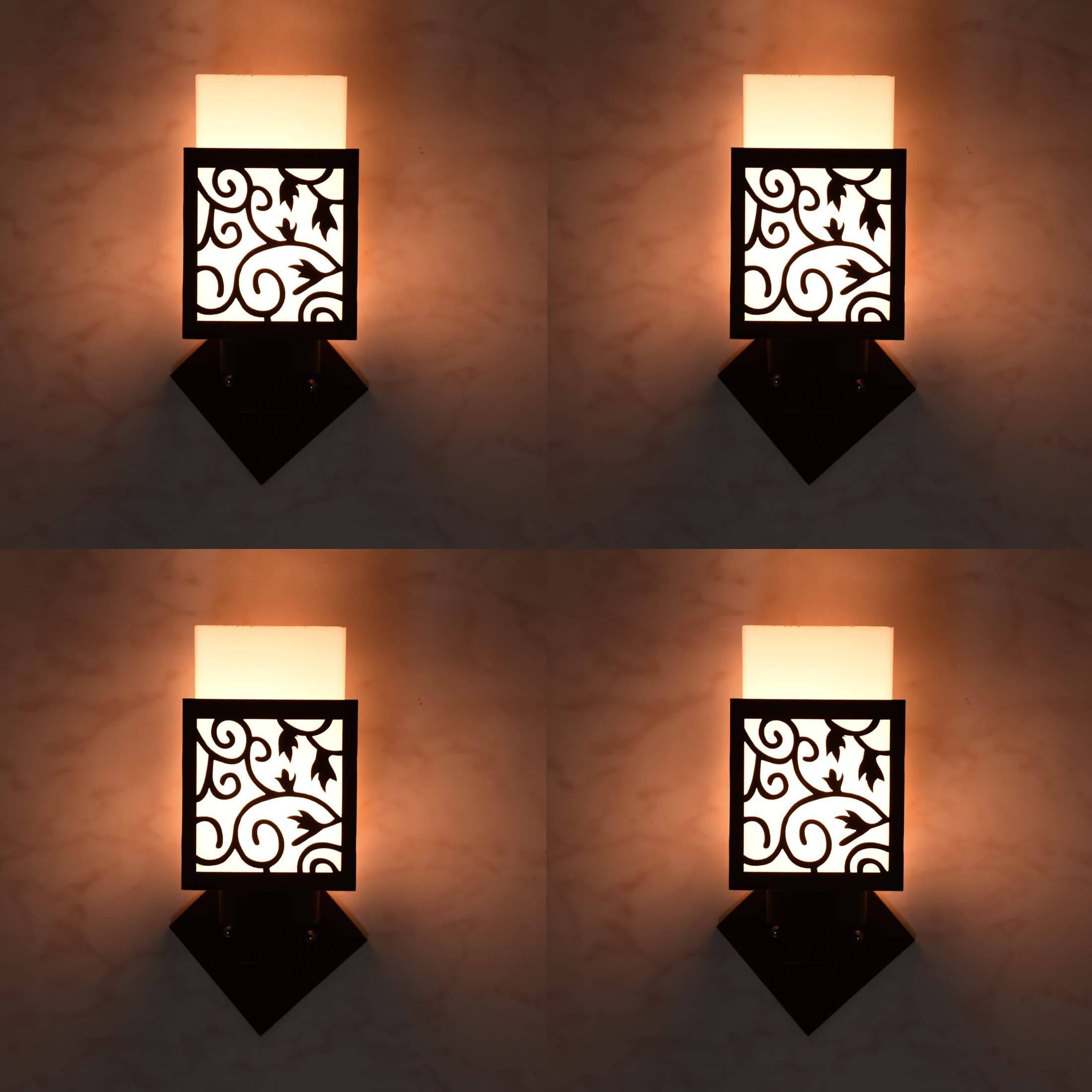 1st Time Multicolor Up Light Wall Lamp ( Pack of 4 ) 1st Time Multicolor Up Light Wall Lamp ( Pack of 4 )