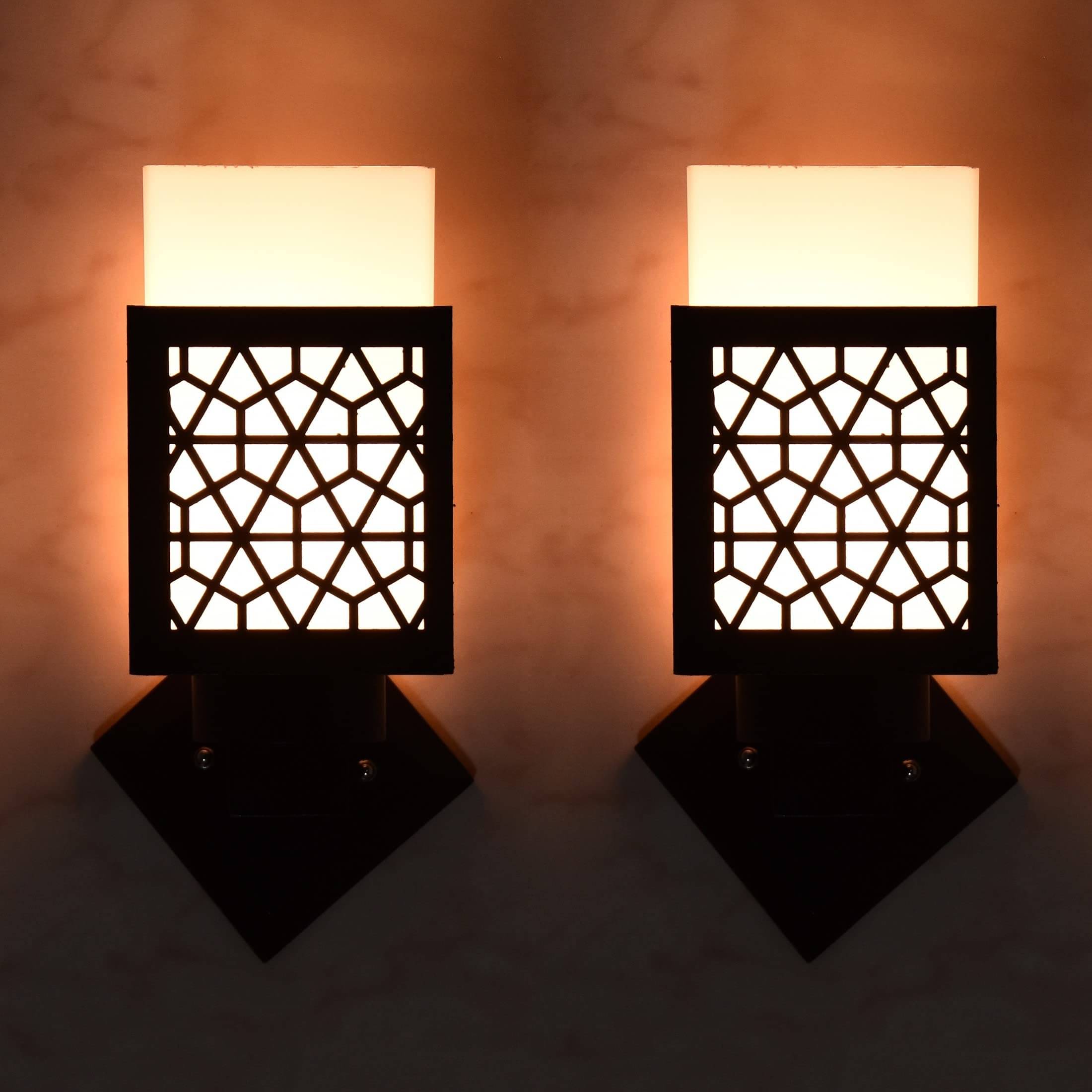 1st Time Multicolor Up Light Wall Lamp ( Pack of 2 ) 1st Time Multicolor Up Light Wall Lamp ( Pack of 2 )