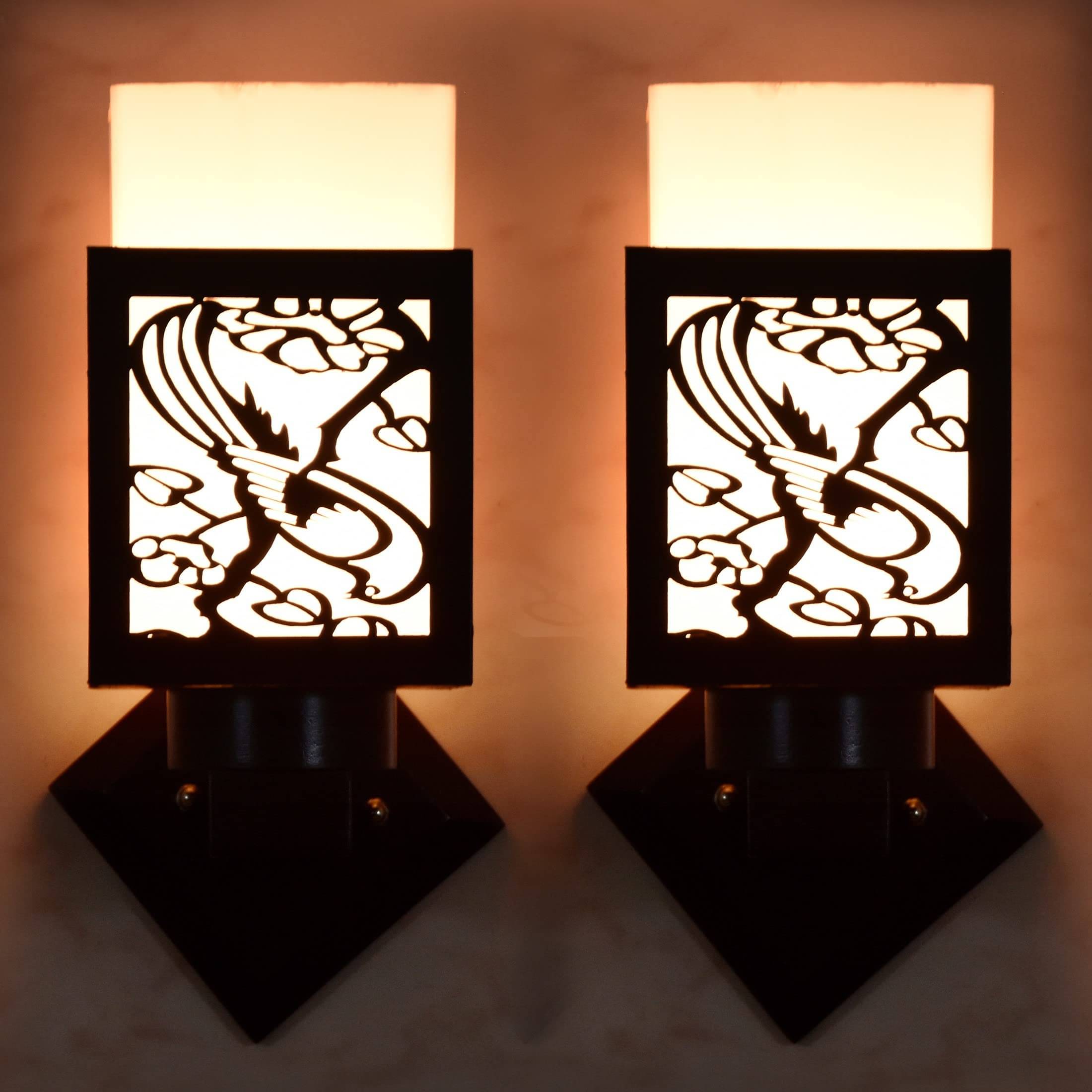1st Time Multicolor Up Light Wall Lamp ( Pack of 2 ) 1st Time Multicolor Up Light Wall Lamp ( Pack of 2 )