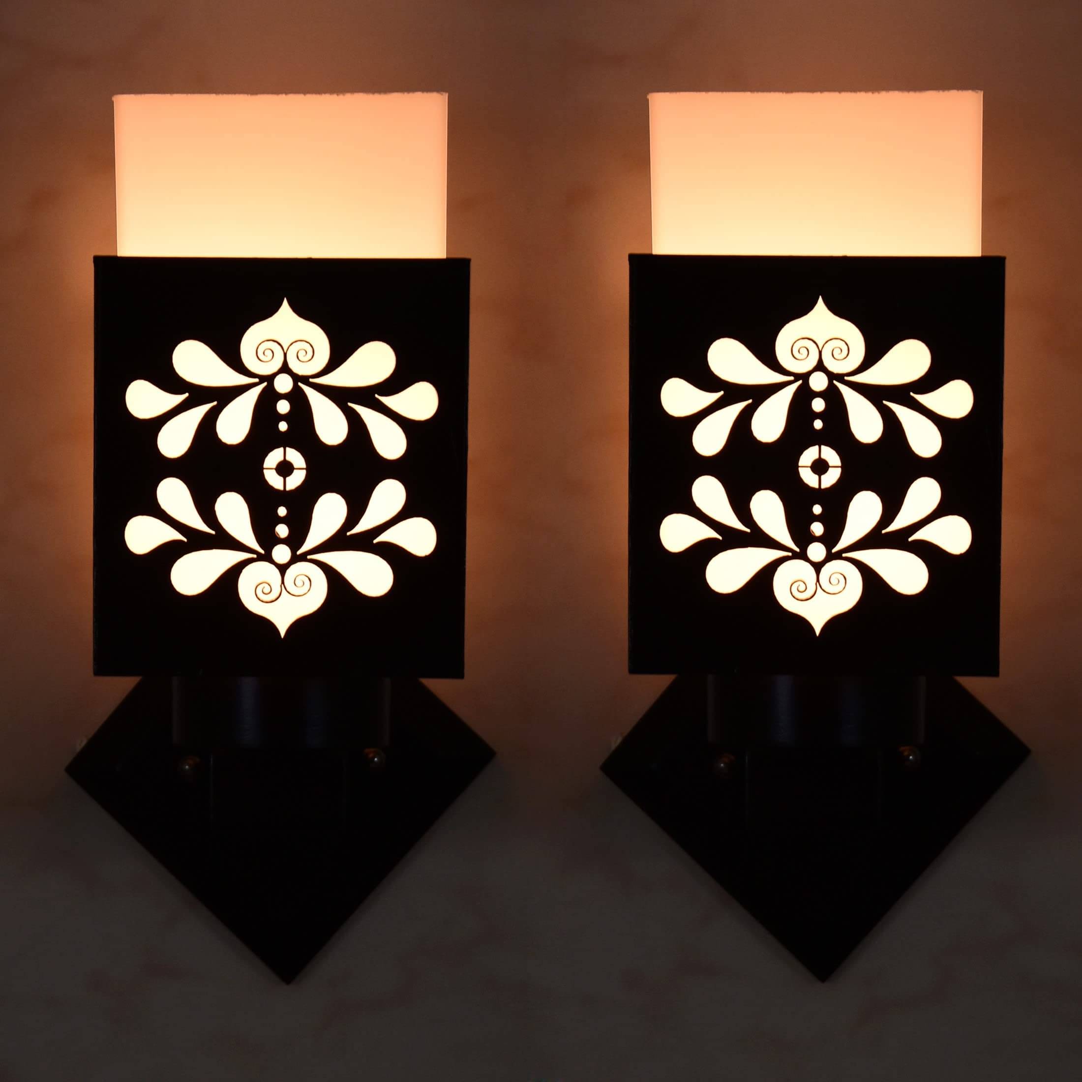 1st Time Multicolor Up Light Wall Lamp ( Pack of 2 ) 1st Time Multicolor Up Light Wall Lamp ( Pack of 2 )