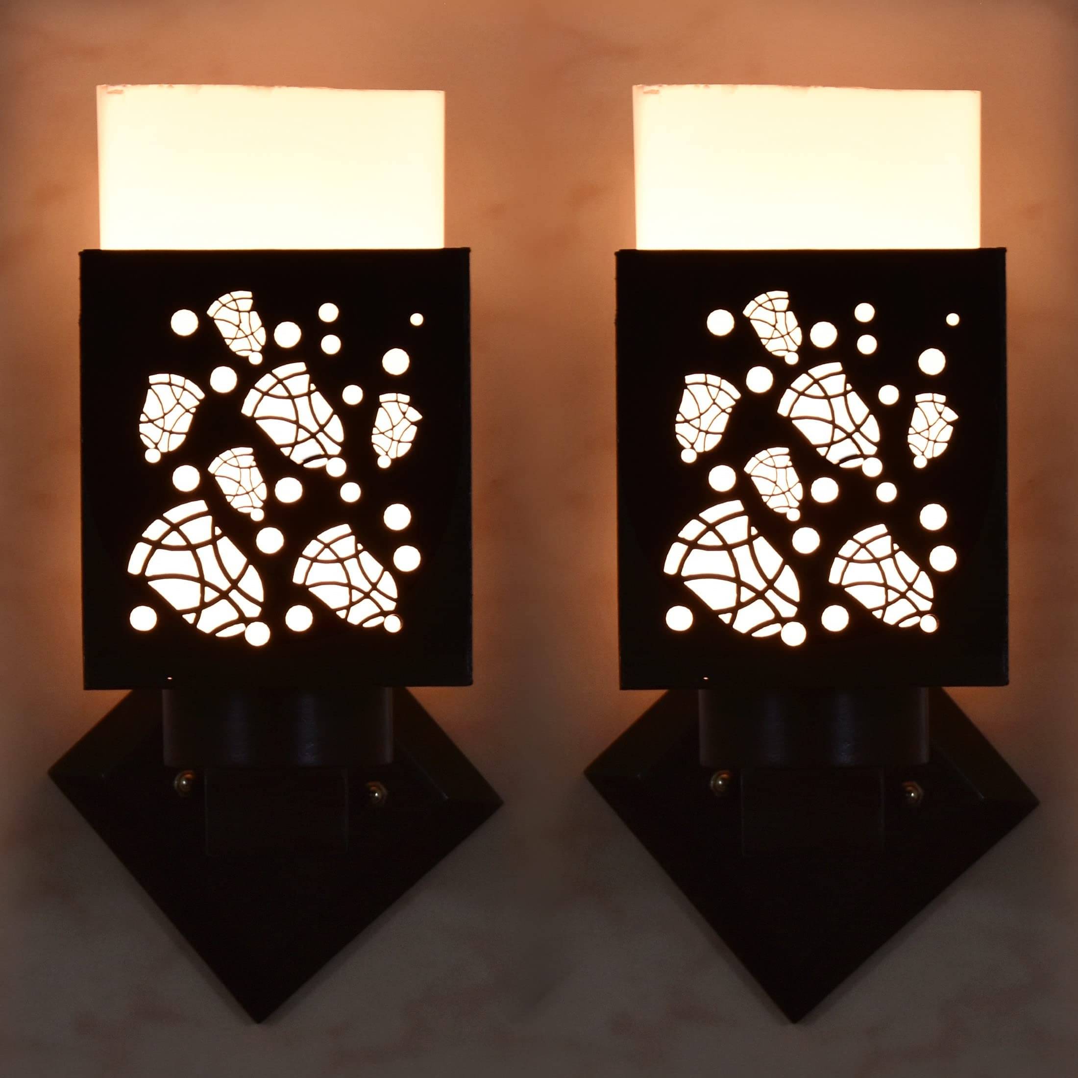     			1st Time Multicolor Up Light Wall Lamp ( Pack of 2 )