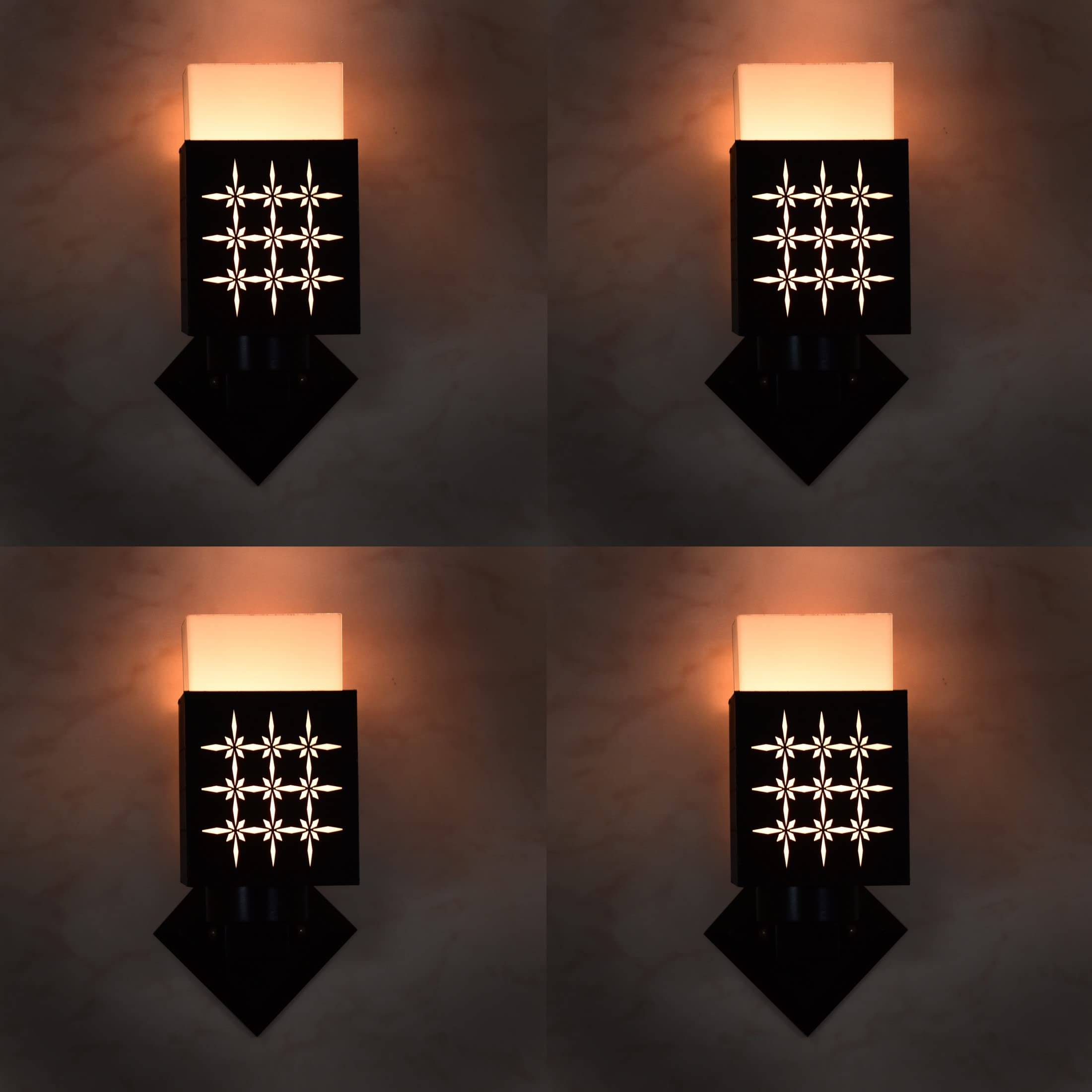 1st Time Multicolor Up Light Wall Lamp ( Pack of 4 ) 1st Time Multicolor Up Light Wall Lamp ( Pack of 4 )