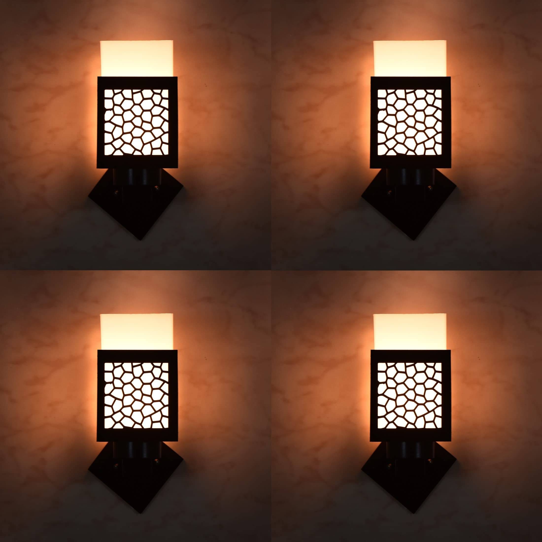 1st Time Multicolor Up Light Wall Lamp ( Pack of 4 ) 1st Time Multicolor Up Light Wall Lamp ( Pack of 4 )