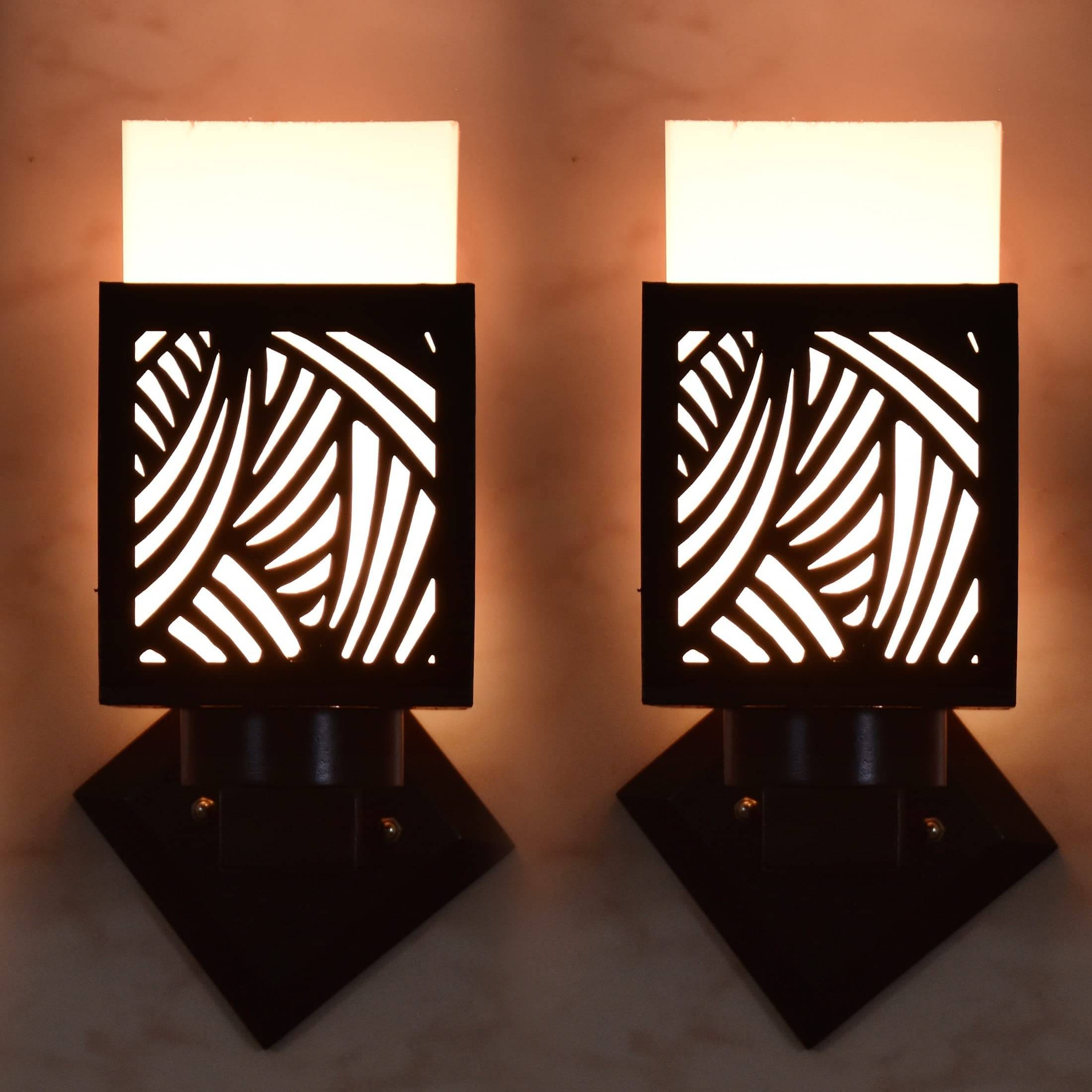     			1st Time Multicolor Up Light Wall Lamp ( Pack of 2 )