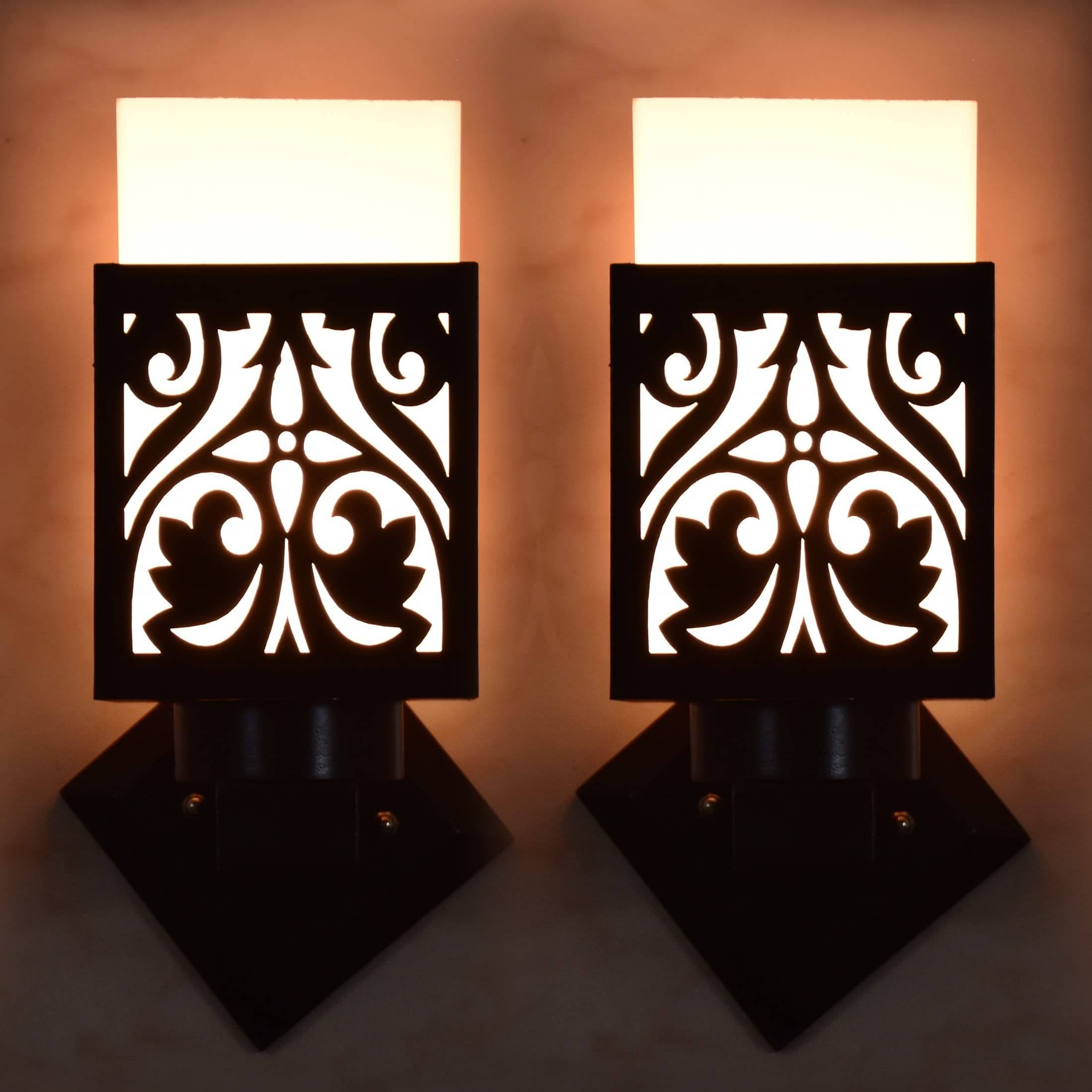 1st Time Multicolor Up Light Wall Lamp ( Pack of 2 ) 1st Time Multicolor Up Light Wall Lamp ( Pack of 2 )