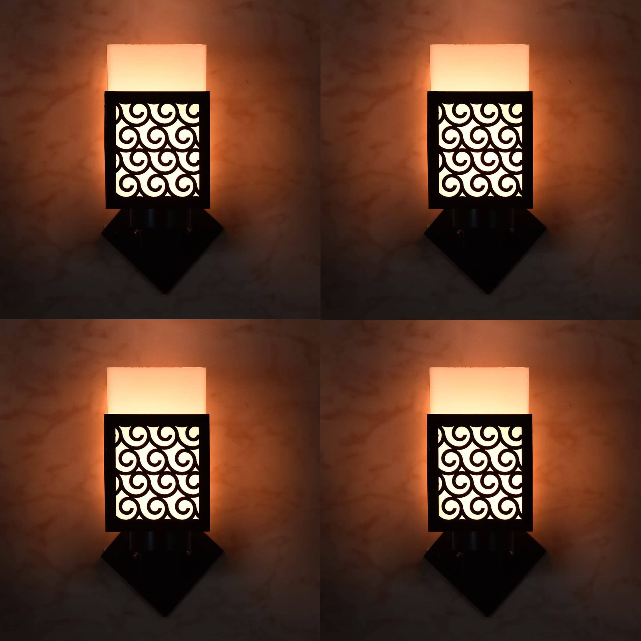 1st Time Multicolor Up Light Wall Lamp ( Pack of 4 ) 1st Time Multicolor Up Light Wall Lamp ( Pack of 4 )