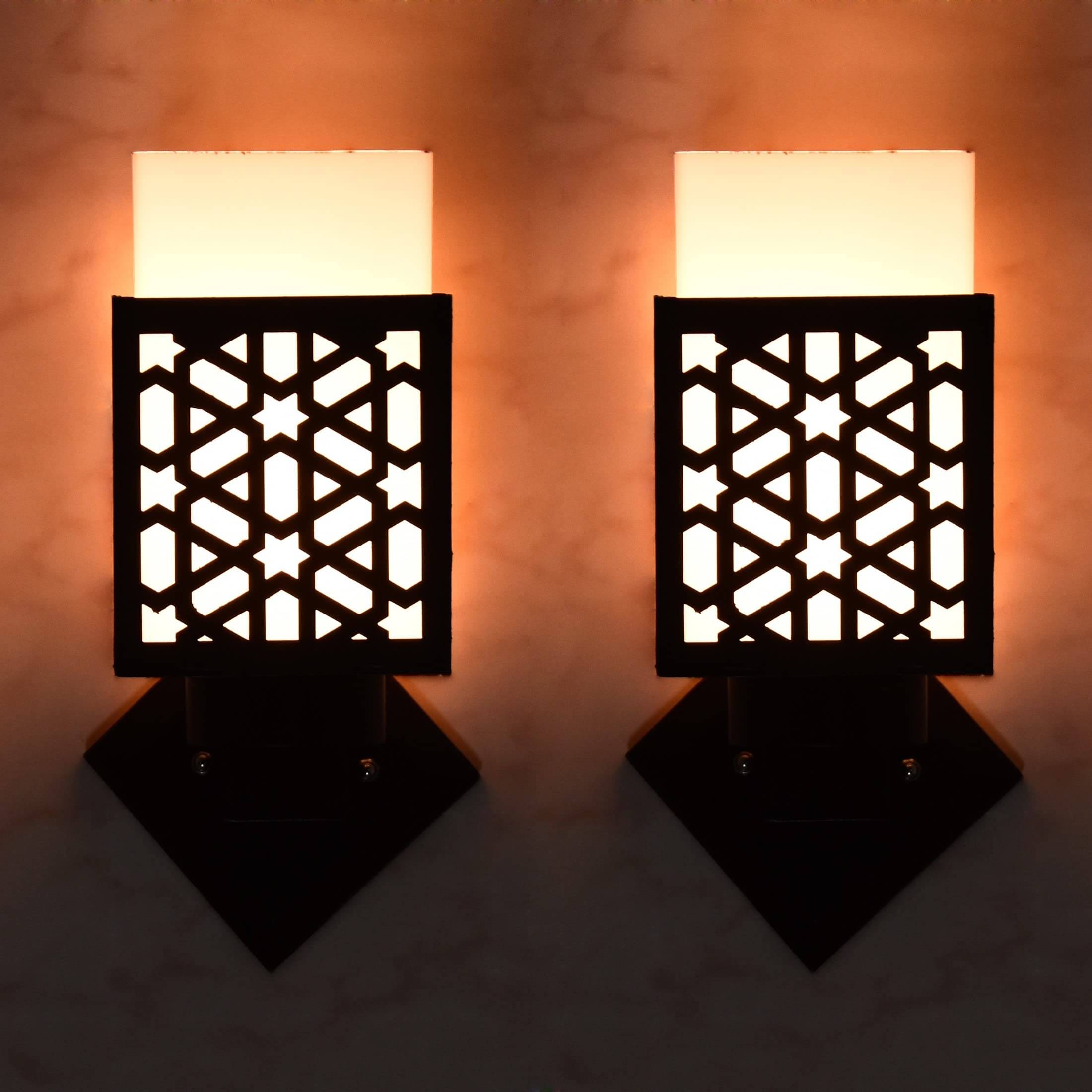 1st Time Multicolor Up Light Wall Lamp ( Pack of 2 ) 1st Time Multicolor Up Light Wall Lamp ( Pack of 2 )