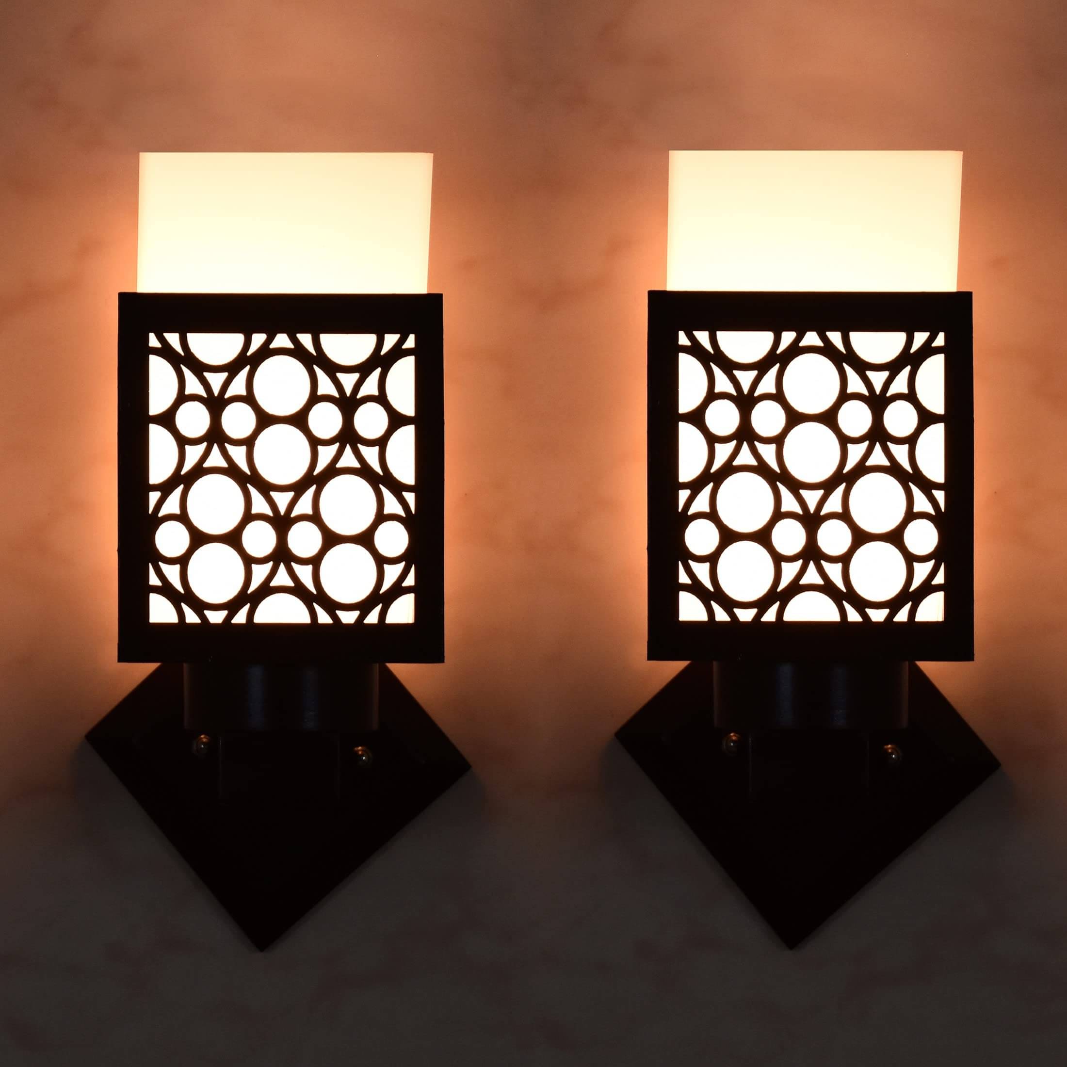 1st Time Multicolor Up Light Wall Lamp ( Pack of 2 ) 1st Time Multicolor Up Light Wall Lamp ( Pack of 2 )