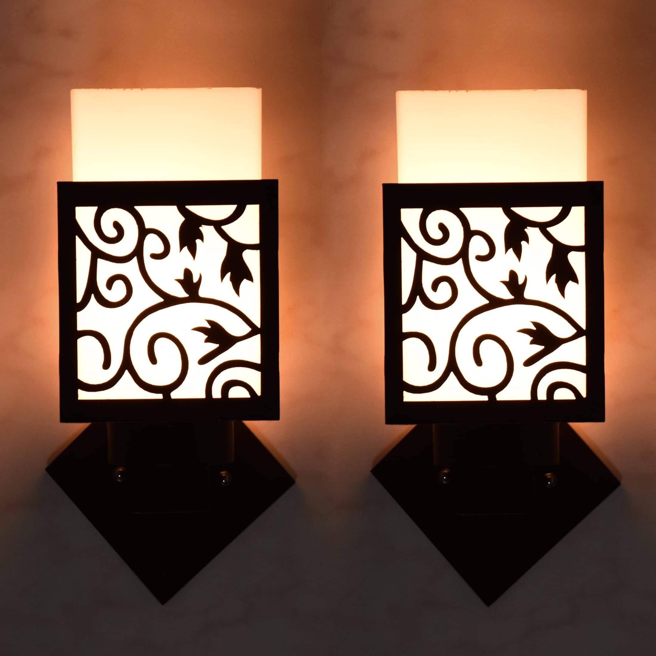 1st Time Multicolor Up Light Wall Lamp ( Pack of 2 ) 1st Time Multicolor Up Light Wall Lamp ( Pack of 2 )