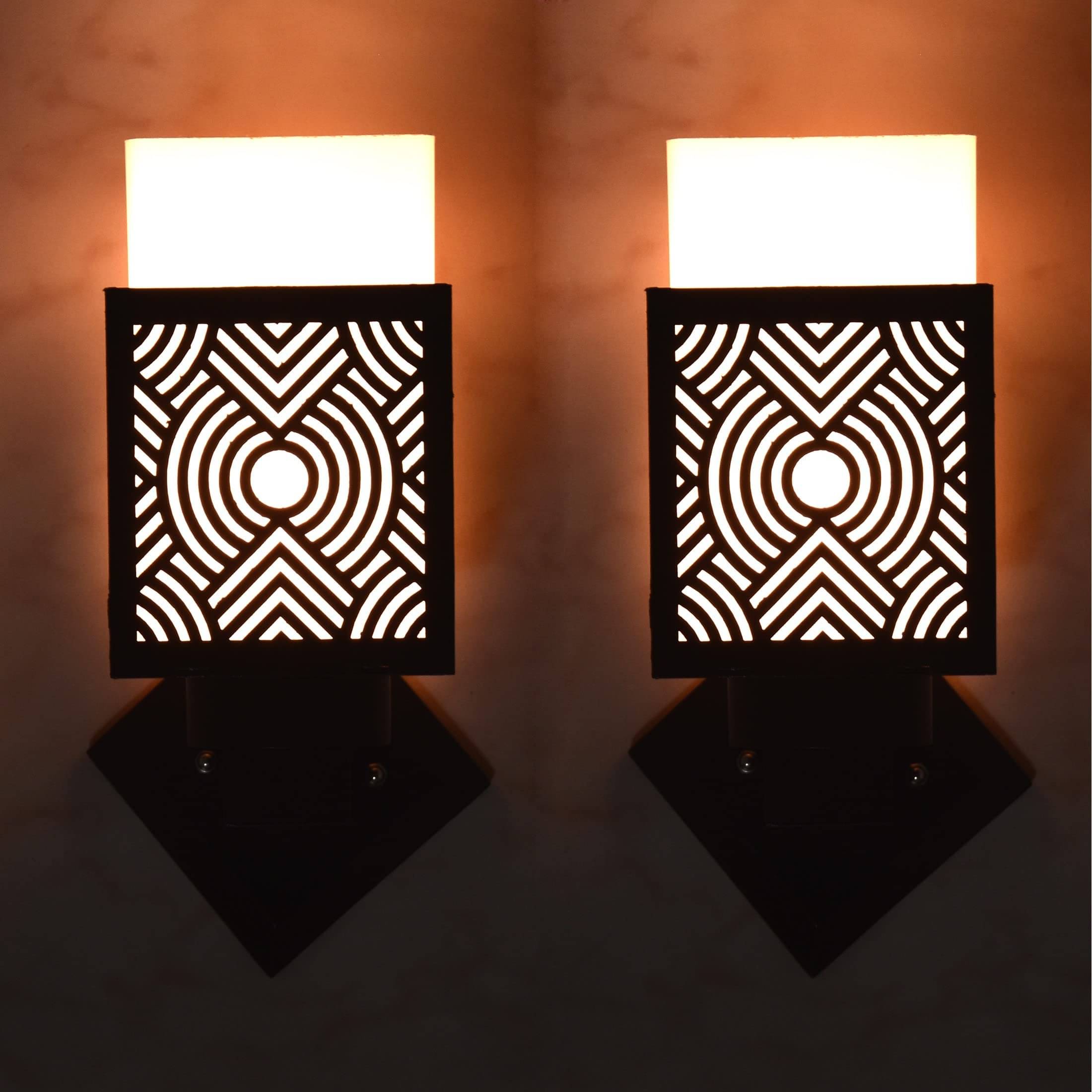 1st Time Multicolor Up Light Wall Lamp ( Pack of 2 ) 1st Time Multicolor Up Light Wall Lamp ( Pack of 2 )
