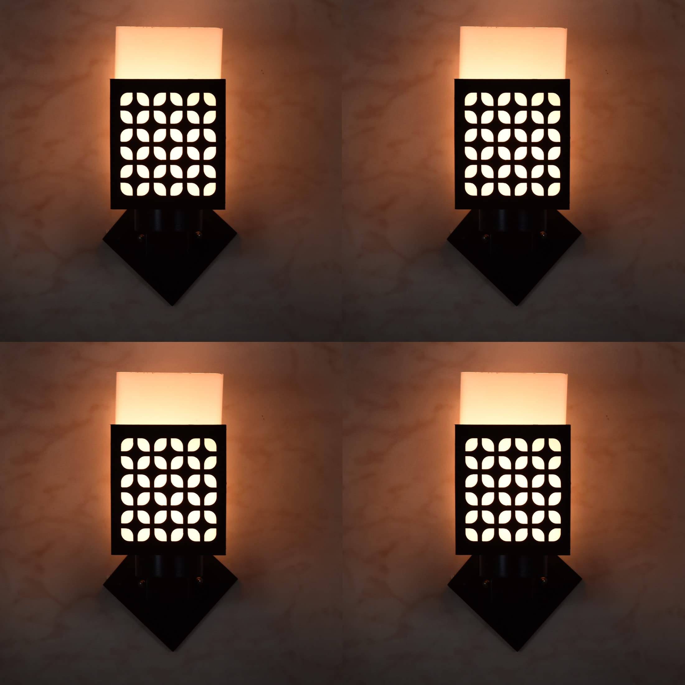     			1st Time Multicolor Up Light Wall Lamp ( Pack of 4 )