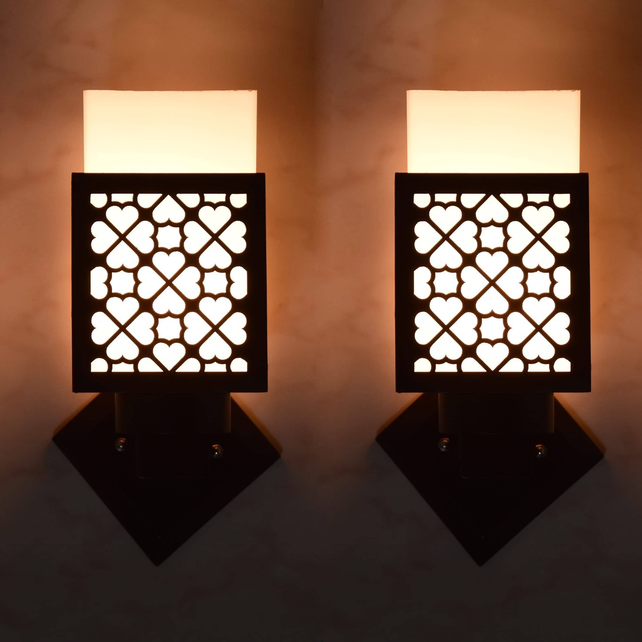     			1st Time Multicolor Up Light Wall Lamp ( Pack of 2 )