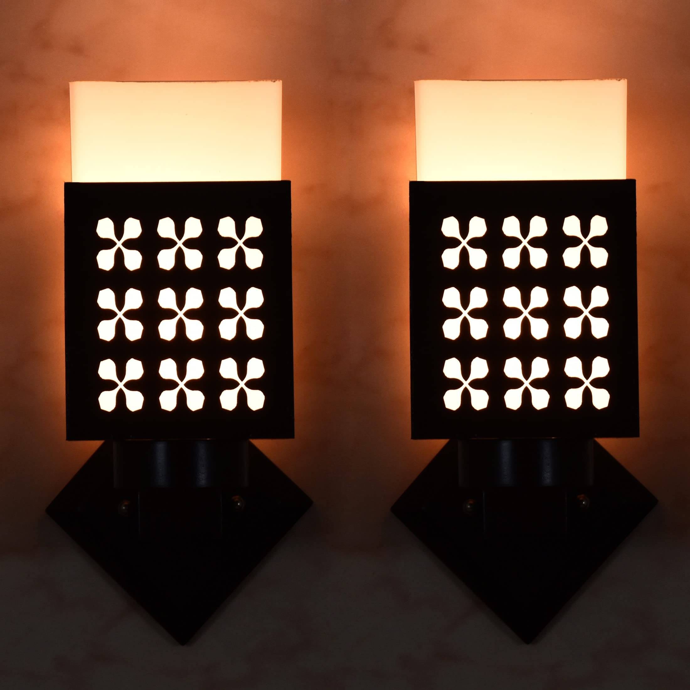     			1st Time Multicolor Up Light Wall Lamp ( Pack of 2 )