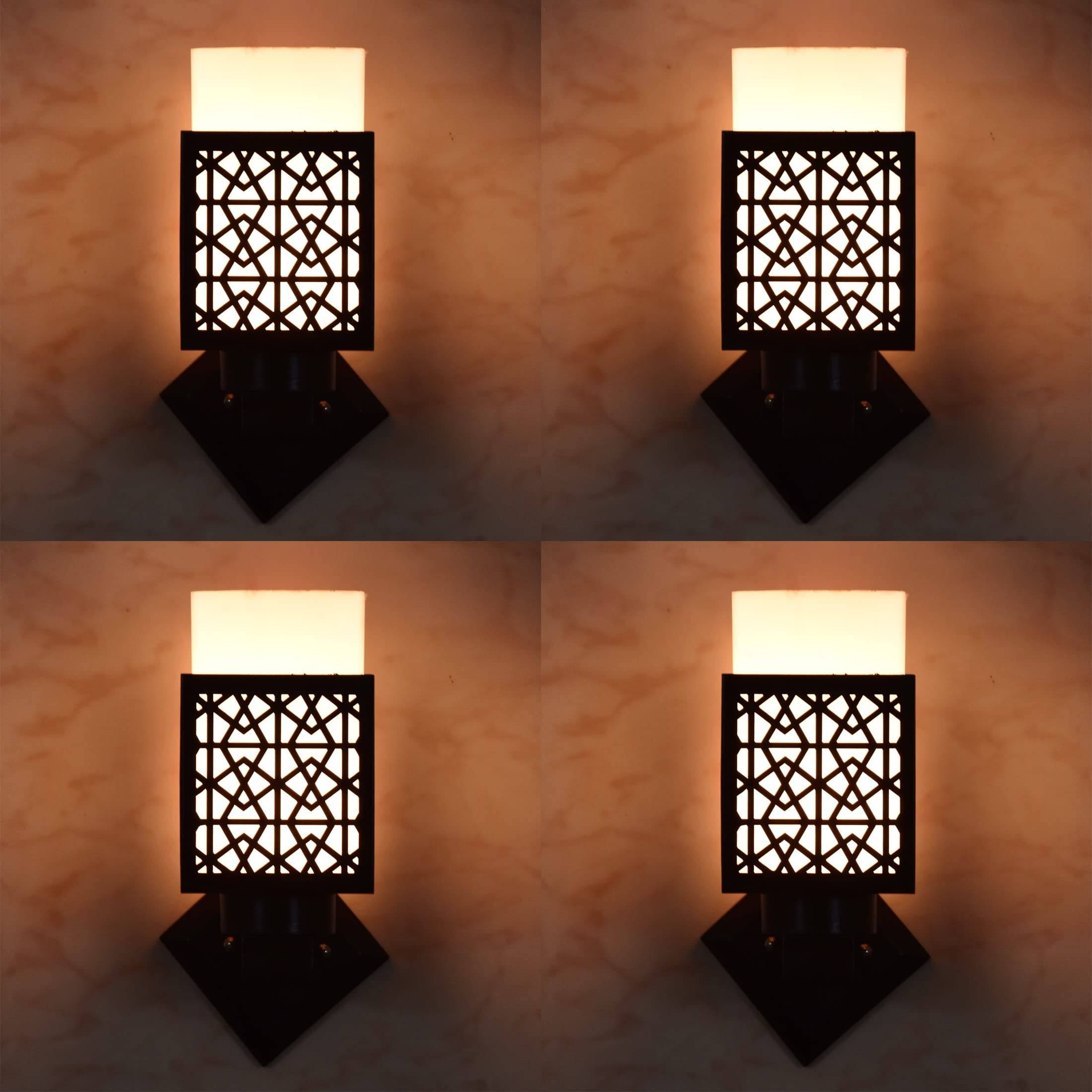     			1st Time Multicolor Up Light Wall Lamp ( Pack of 4 )