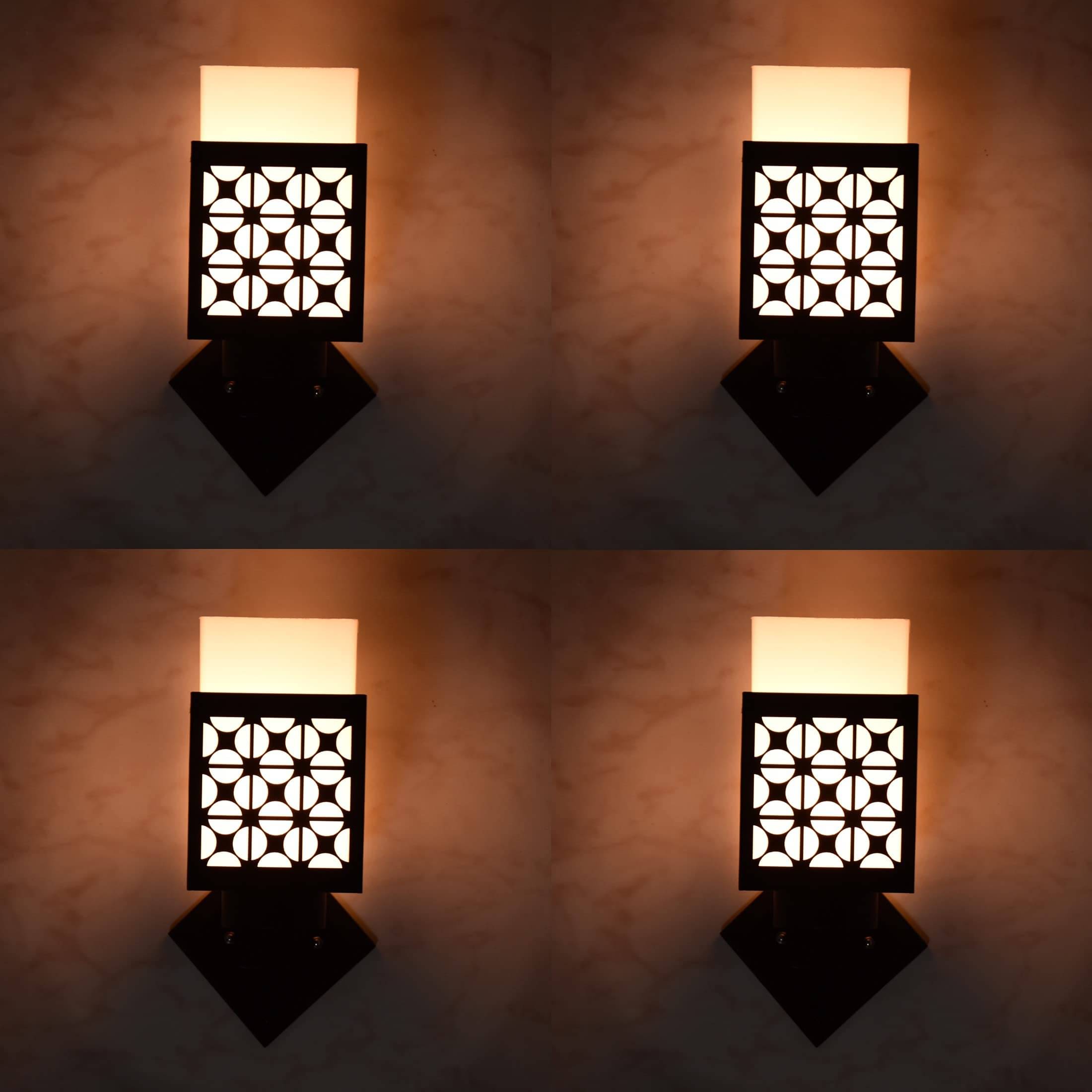 1st Time Multicolor Up Light Wall Lamp ( Pack of 4 ) 1st Time Multicolor Up Light Wall Lamp ( Pack of 4 )