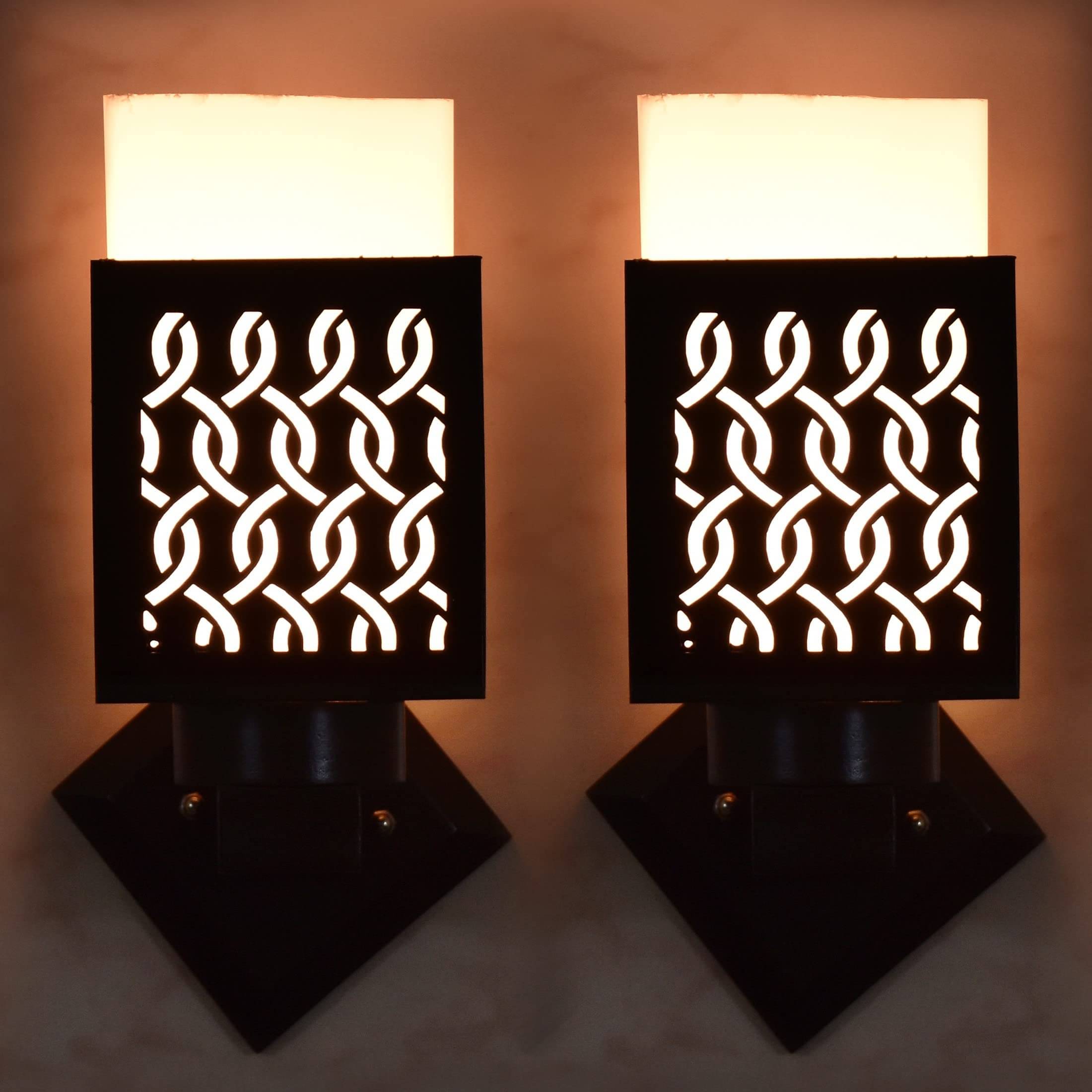 1st Time Multicolor Up Light Wall Lamp ( Pack of 2 ) 1st Time Multicolor Up Light Wall Lamp ( Pack of 2 )